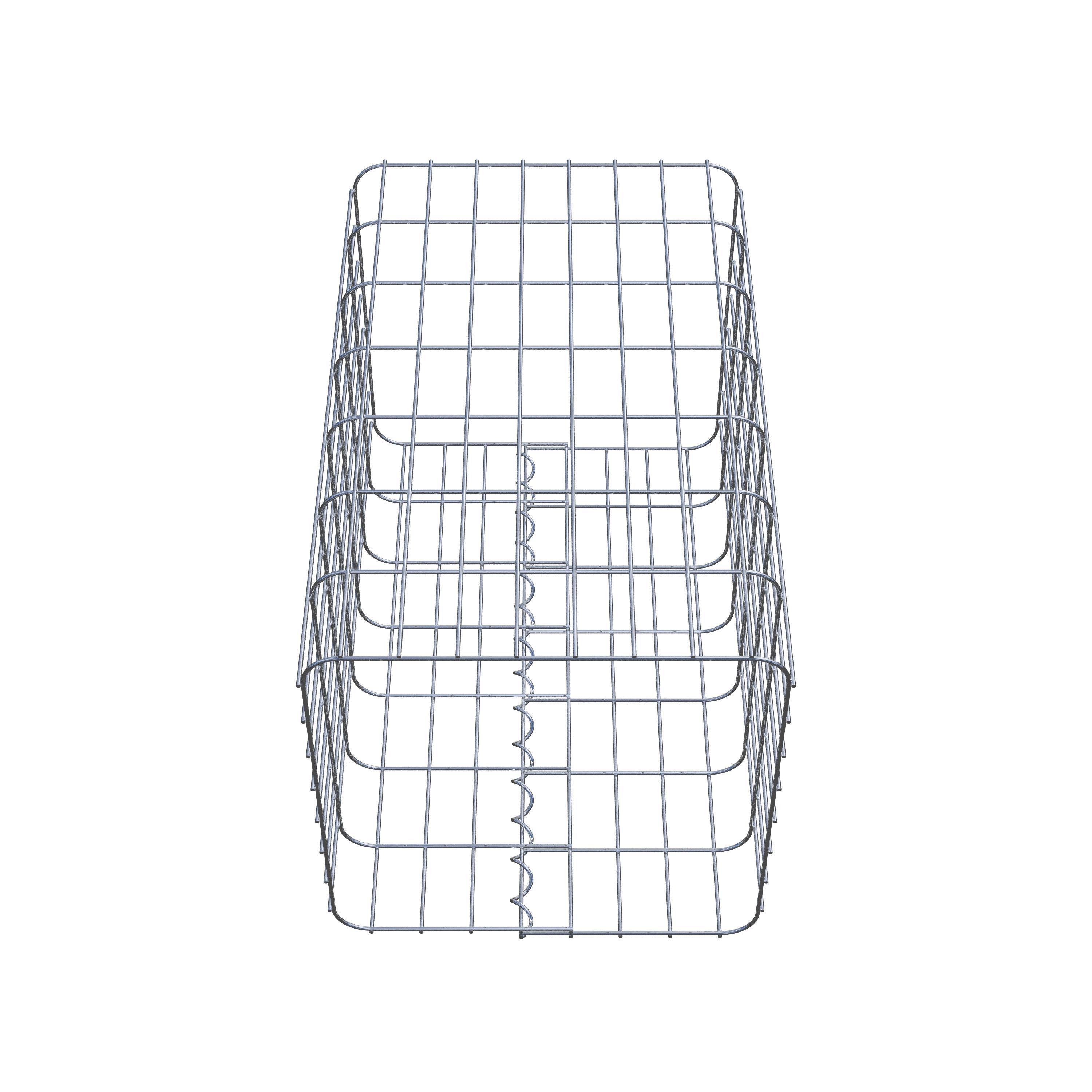 Colonne gabion 42 x 42 cm, MW 5 x 10 cm carré