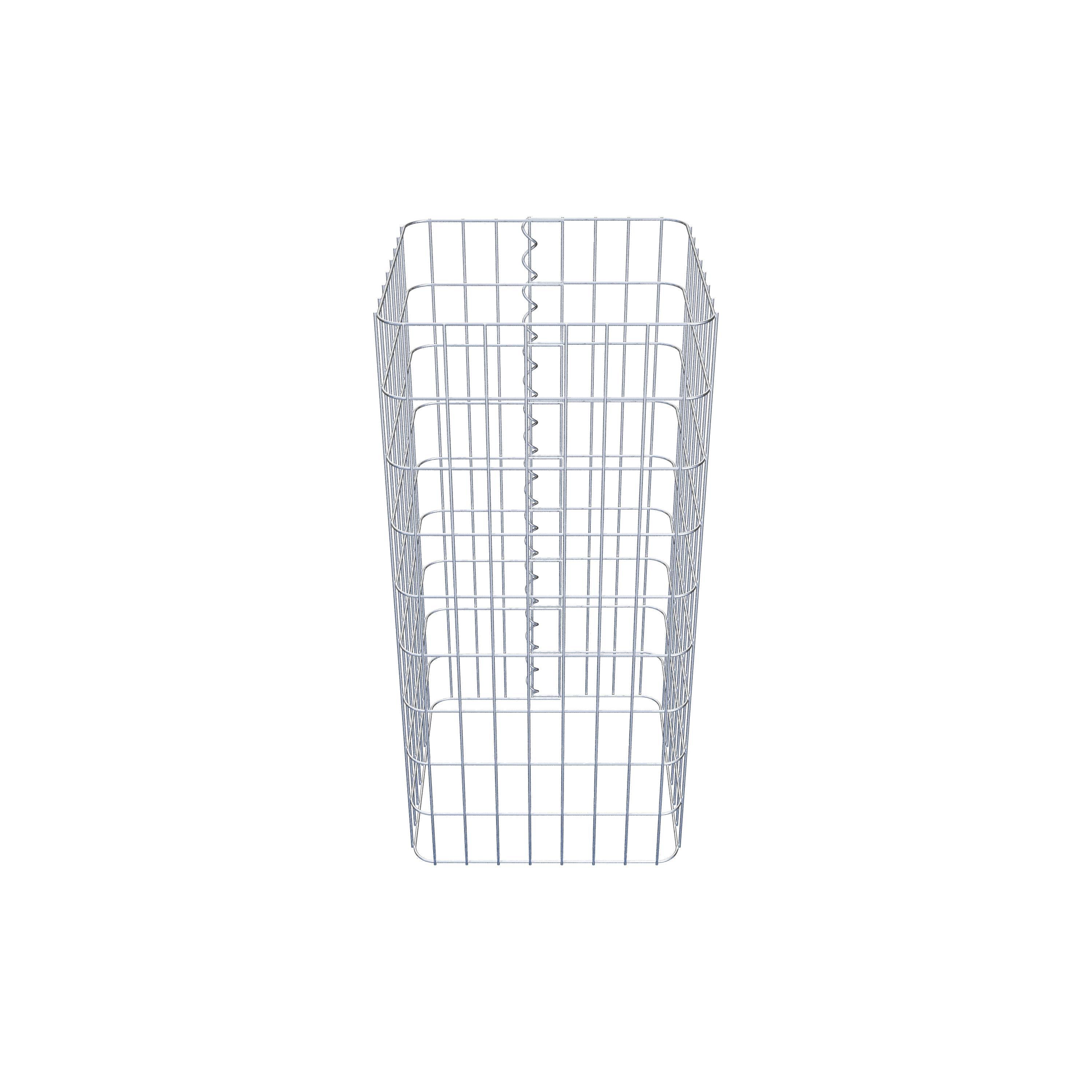 Colonne gabion 42 x 42 cm, MW 5 x 10 cm carré