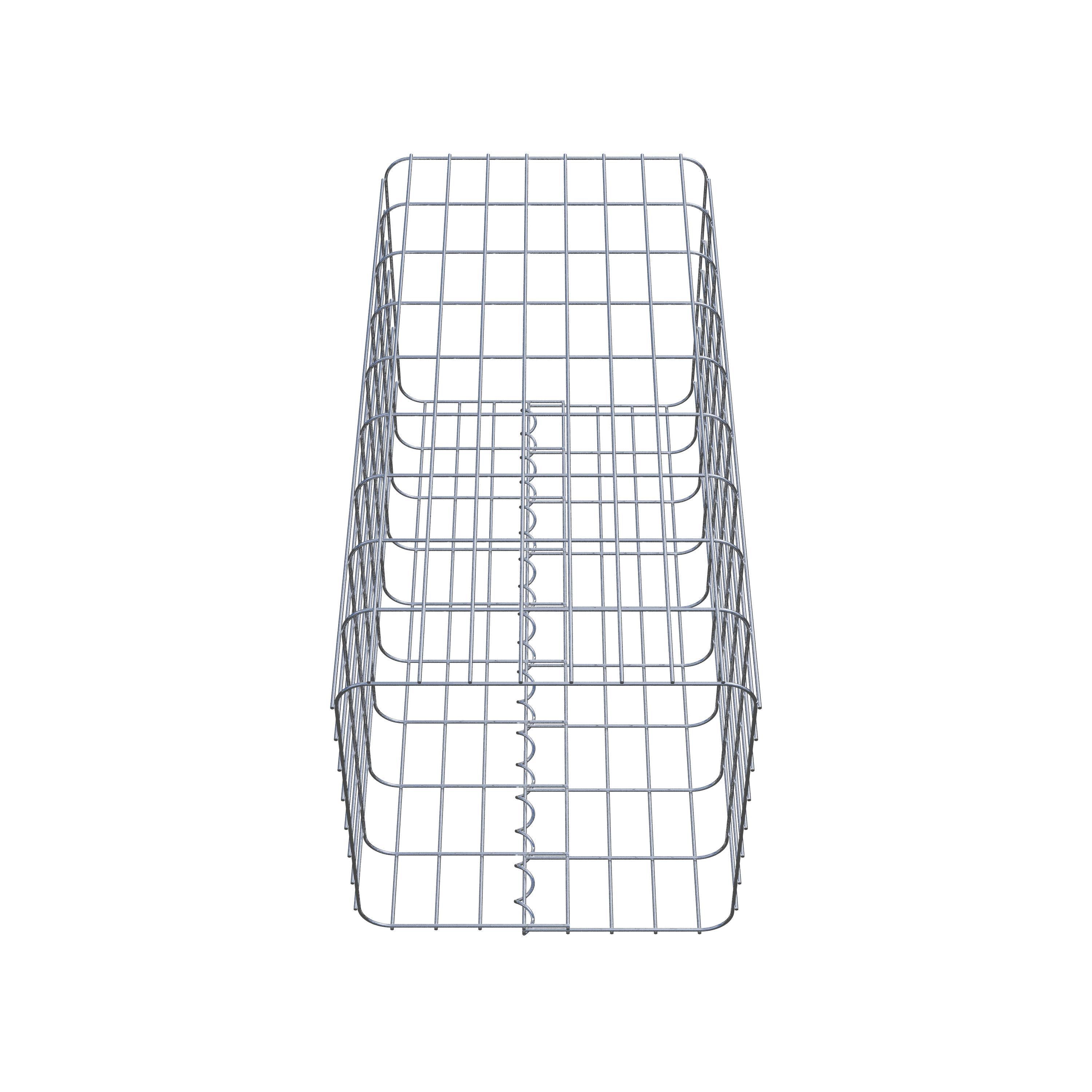 Colonne gabion 42 x 42 cm, MW 5 x 10 cm carré