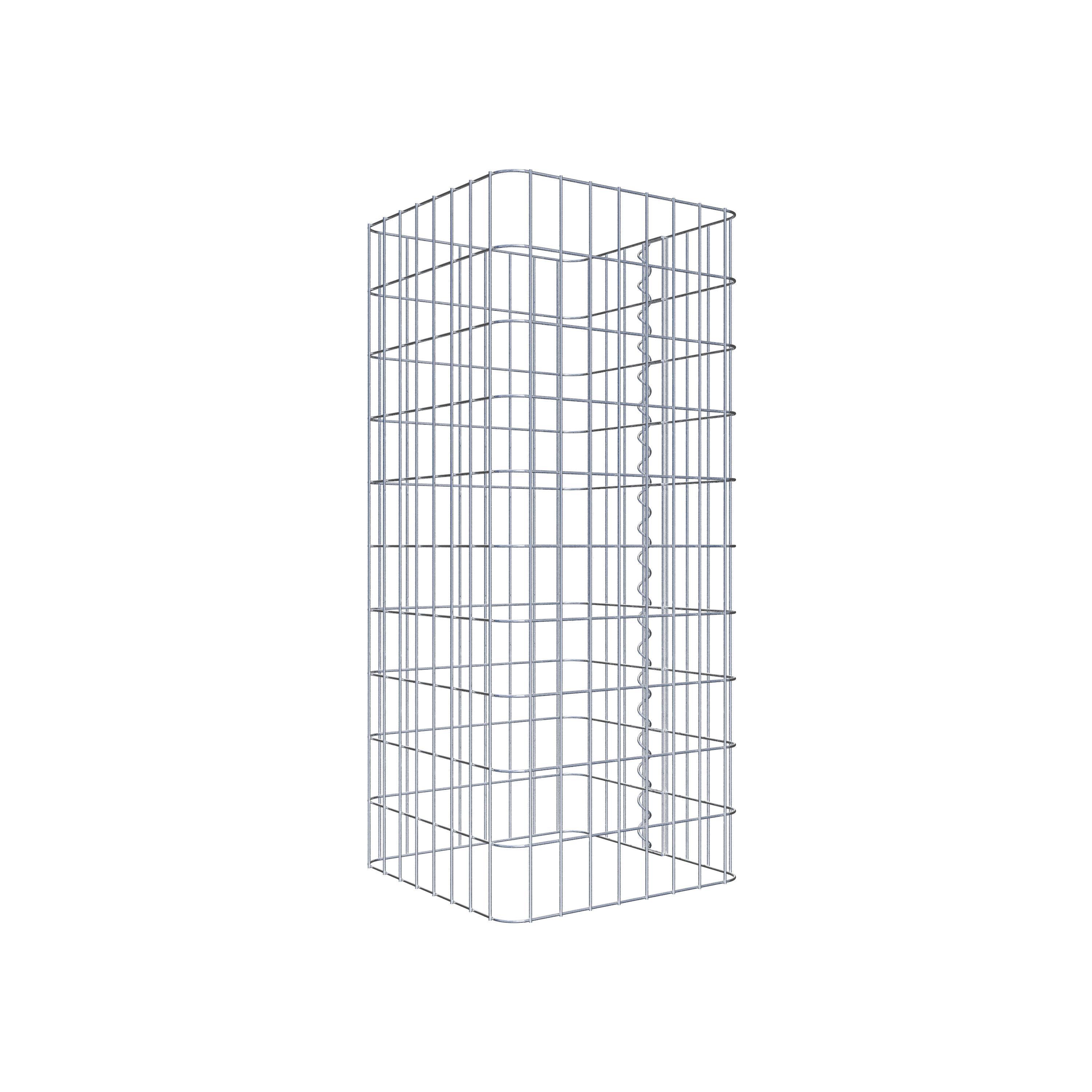 Colonne gabion 42 x 42 cm, MW 5 x 10 cm carré