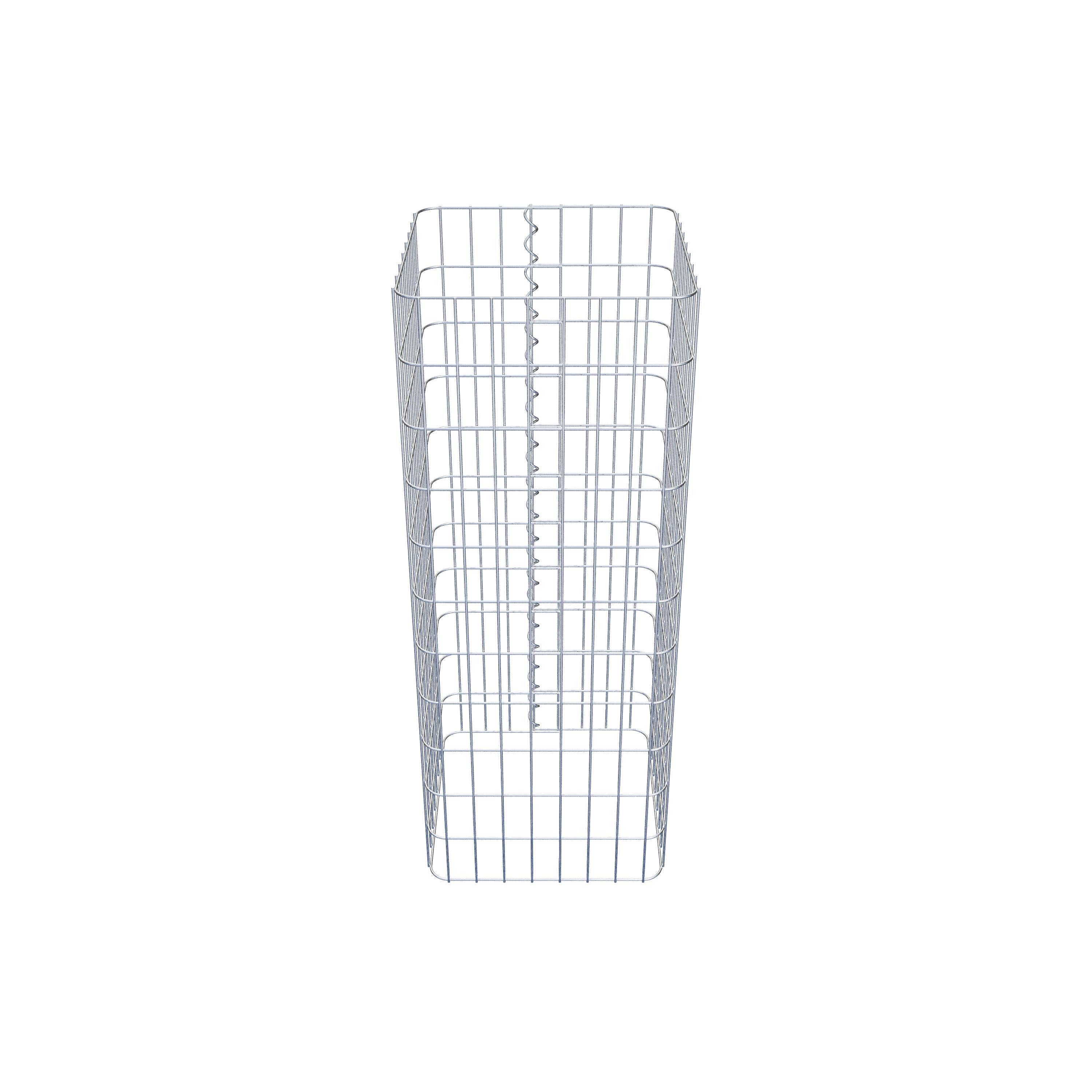 Colonne gabion 42 x 42 cm, MW 5 x 10 cm carré