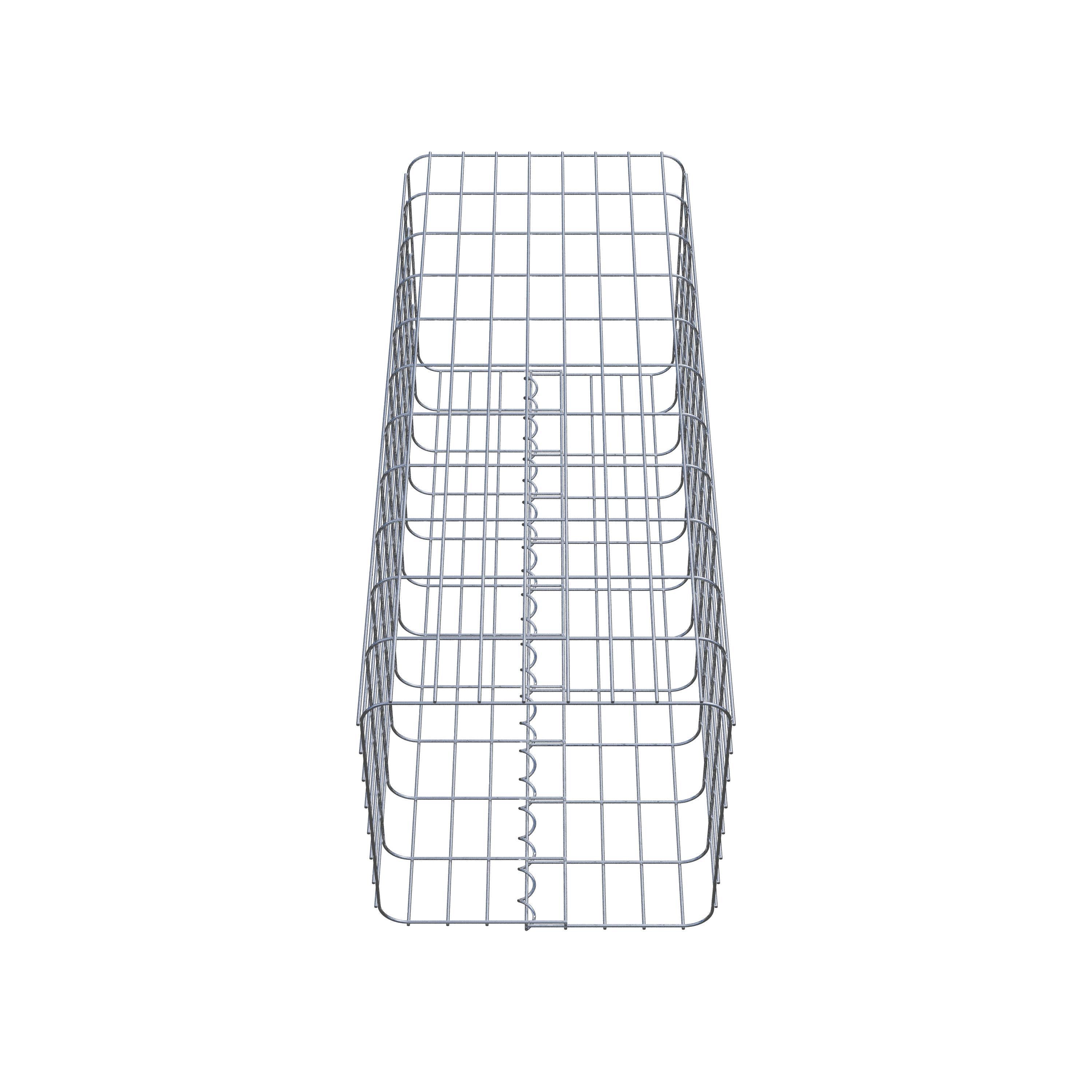 Colonne gabion 42 x 42 cm, MW 5 x 10 cm carré