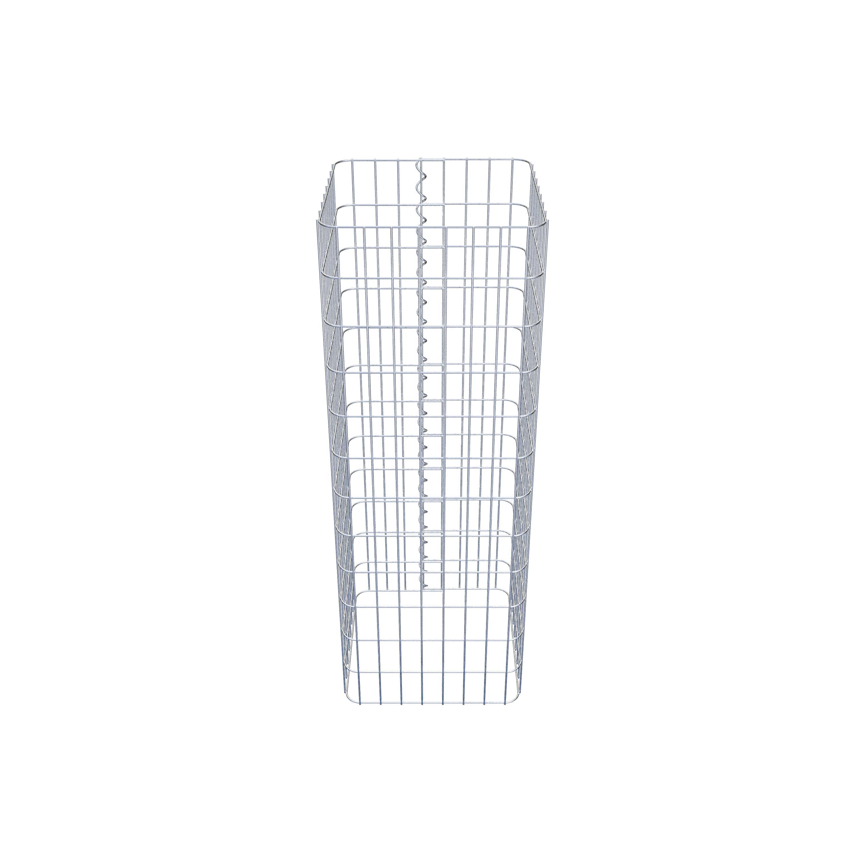 Colonne gabion 42 x 42 cm, MW 5 x 10 cm carré