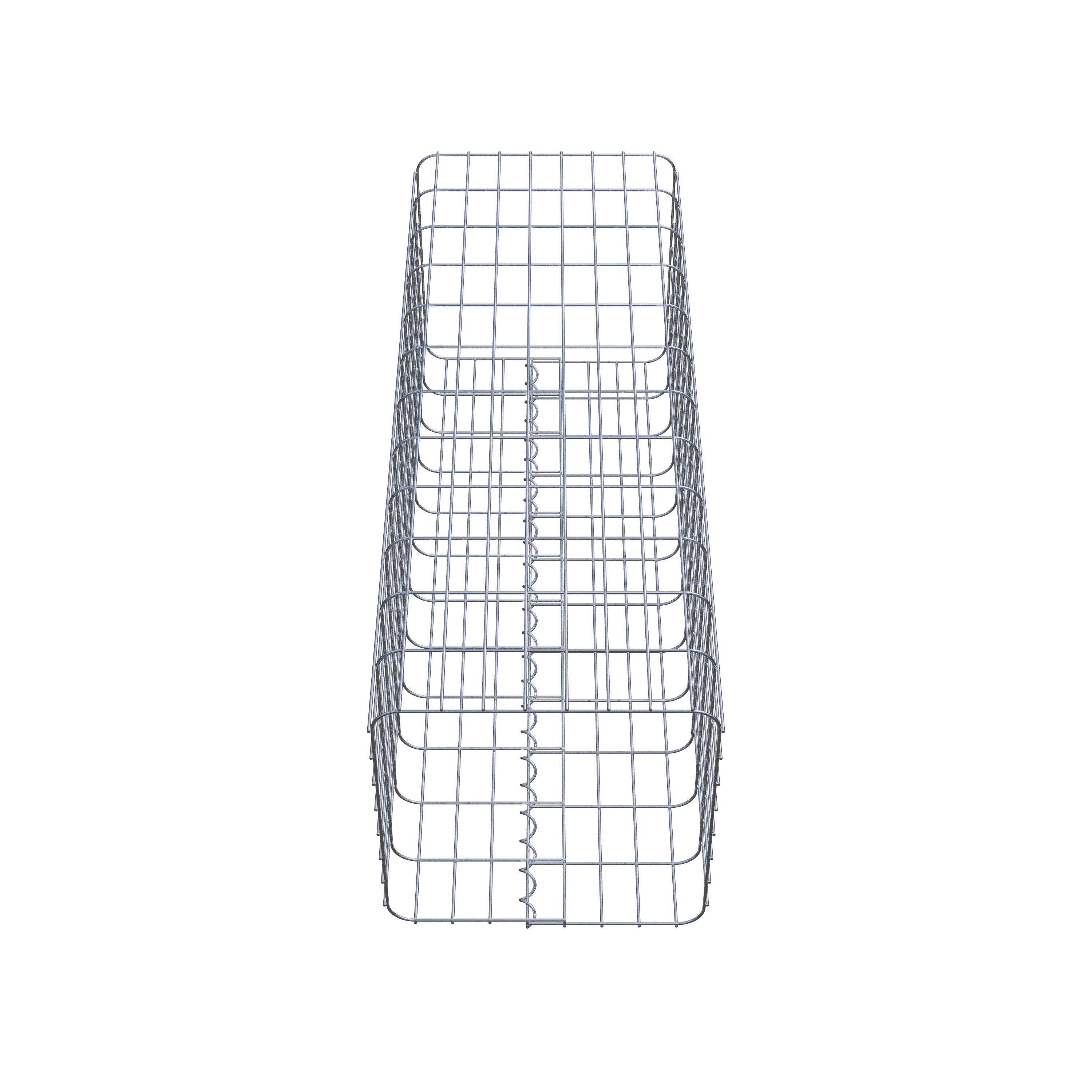 Colonne gabion 42 x 42 cm, MW 5 x 10 cm carré