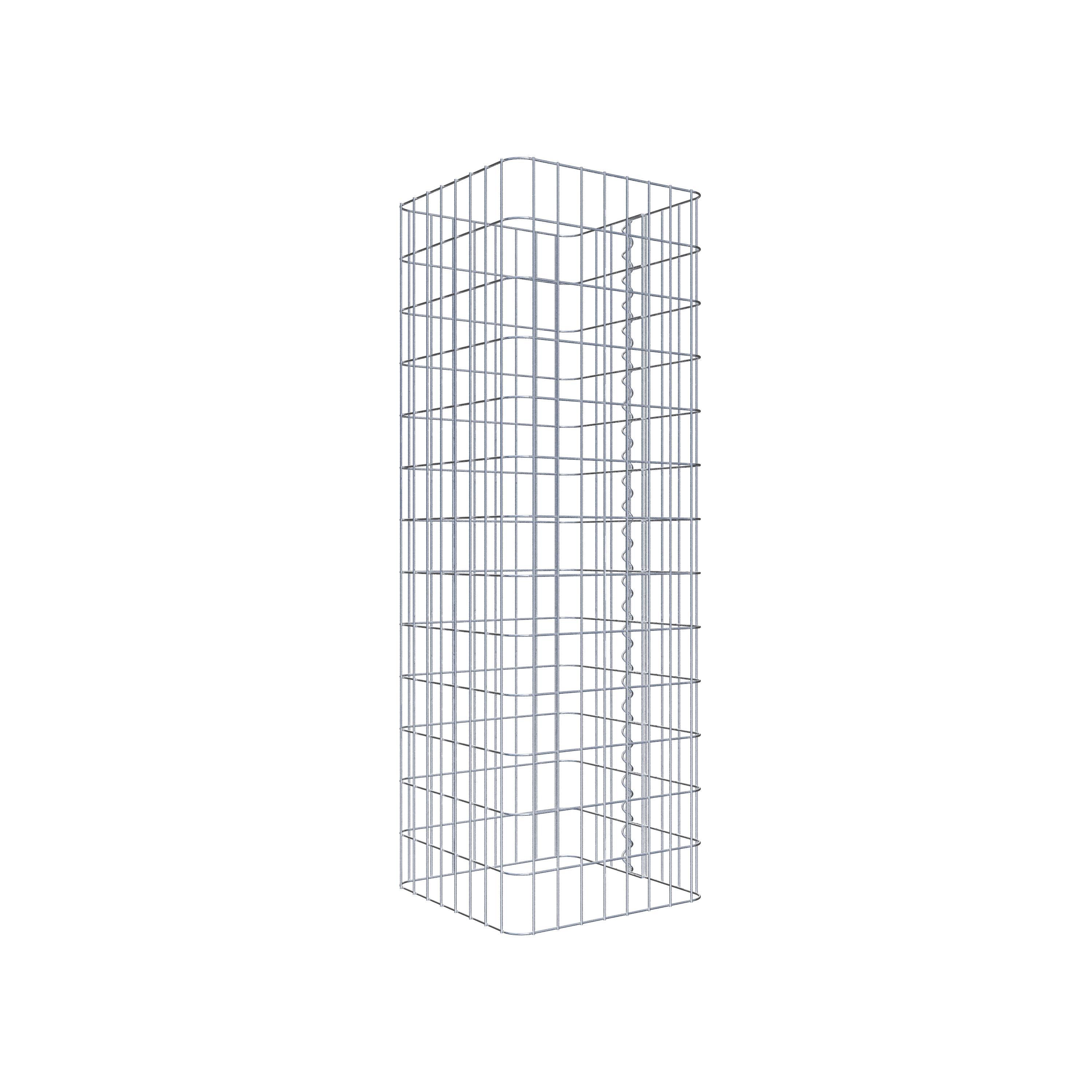 Colonne gabion 42 x 42 cm, MW 5 x 10 cm carré