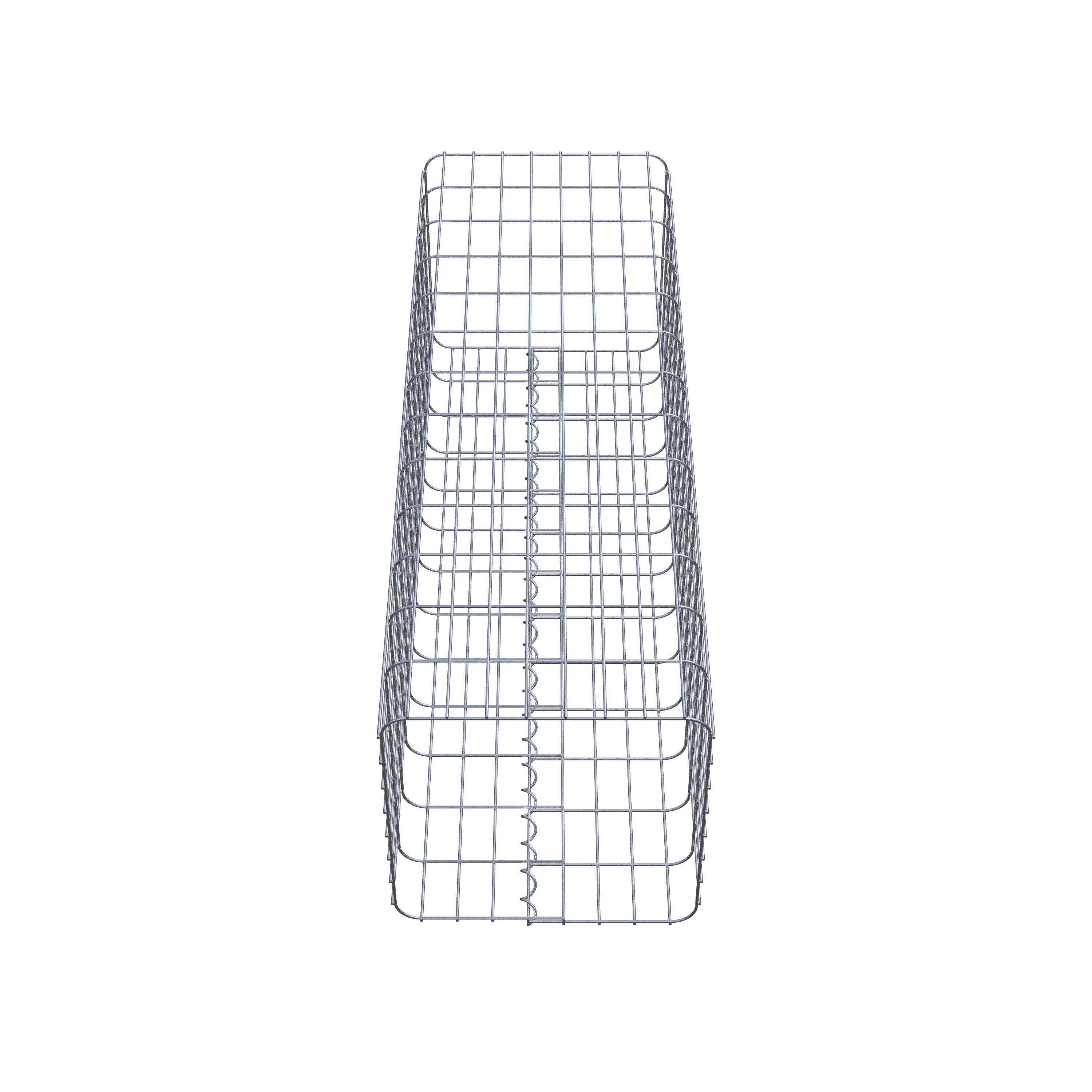 Colonne gabion 42 x 42 cm, MW 5 x 10 cm carré