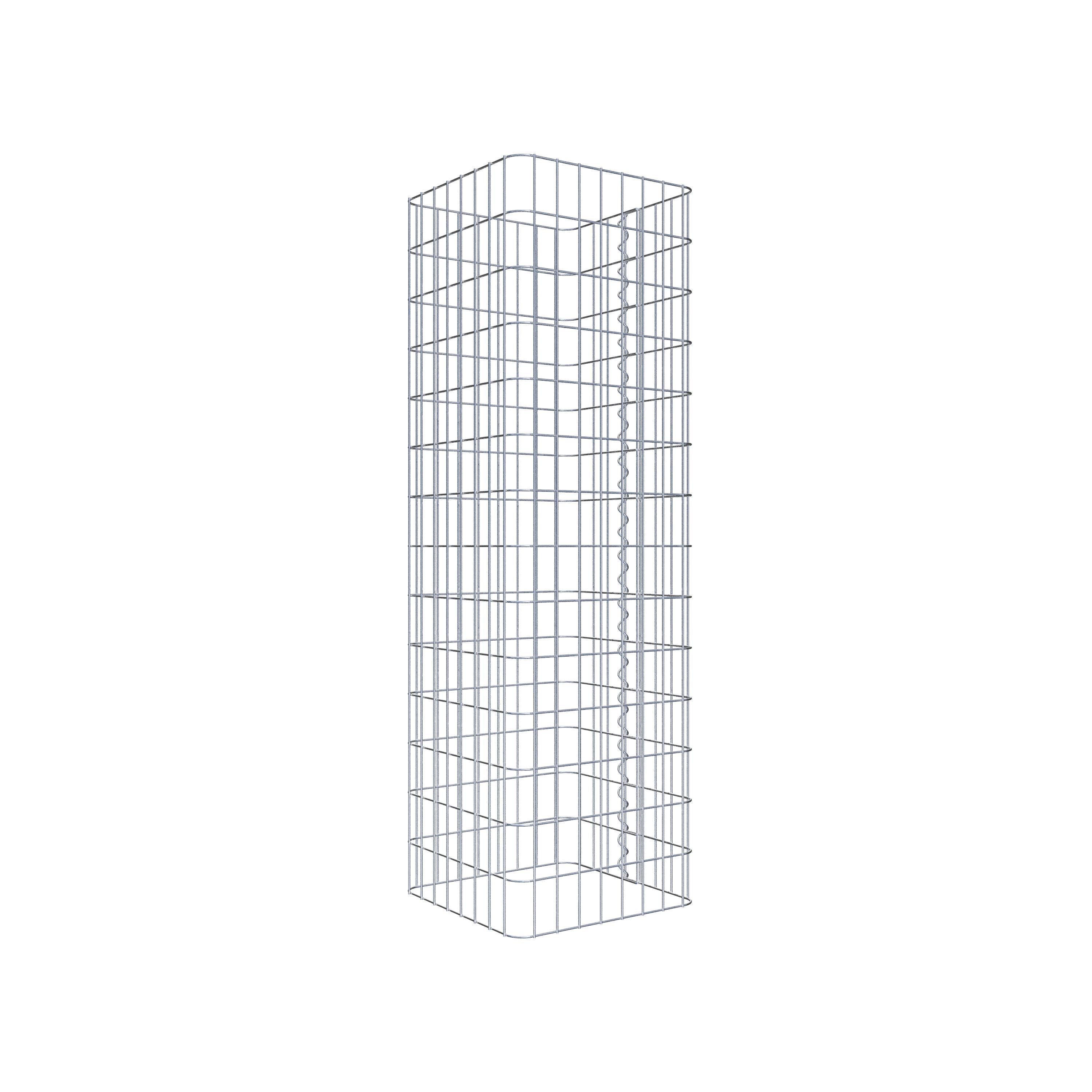 Colonne gabion 42 x 42 cm, MW 5 x 10 cm carré