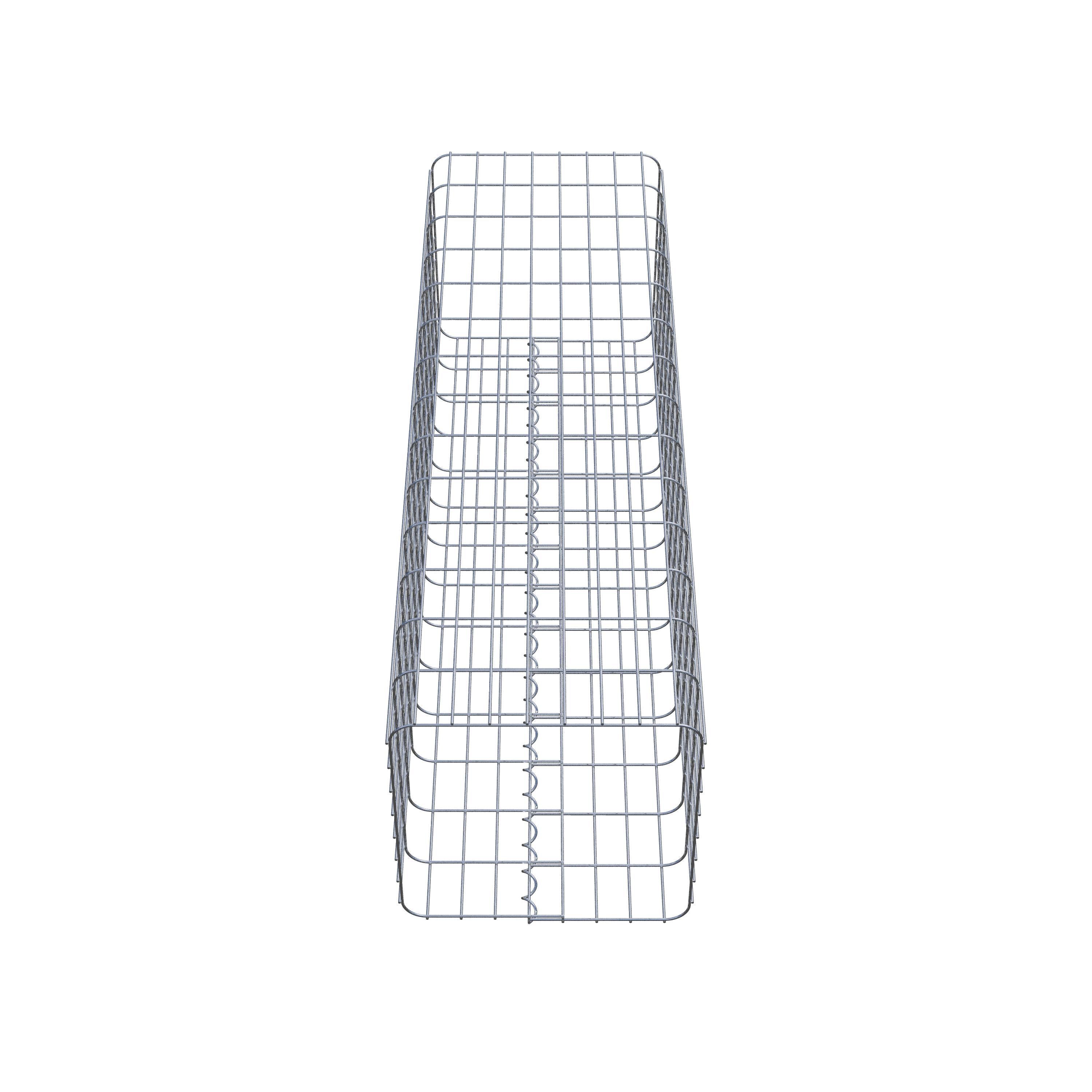 Colonne gabion 42 x 42 cm, MW 5 x 10 cm carré