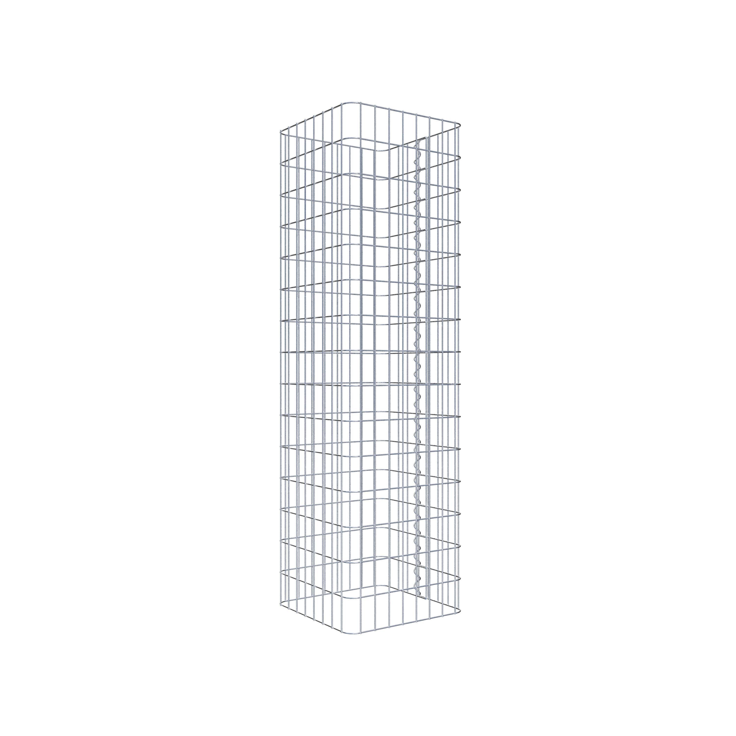 Colonne gabion 42 x 42 cm, MW 5 x 10 cm carré