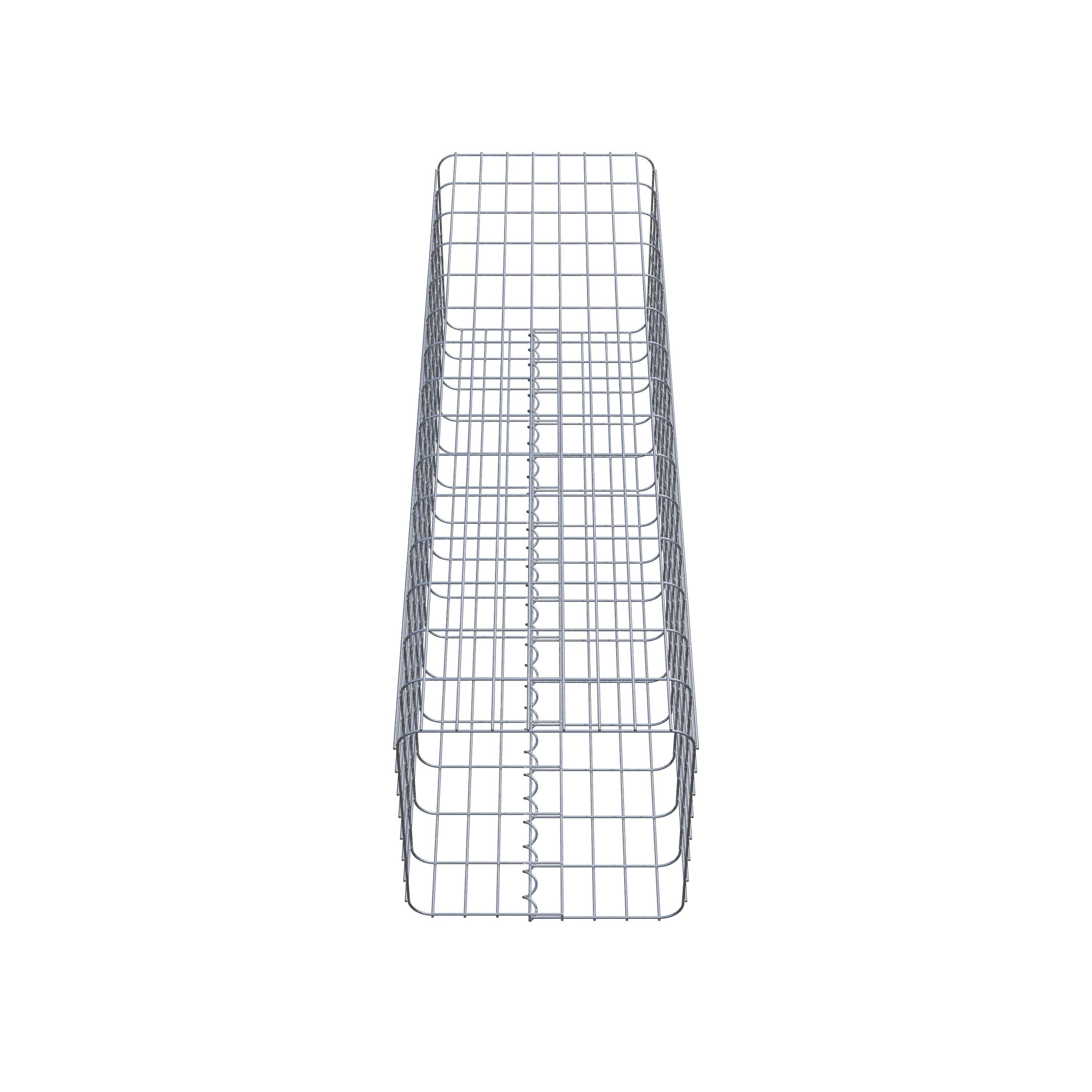 Colonne gabion 42 x 42 cm, MW 5 x 10 cm carré