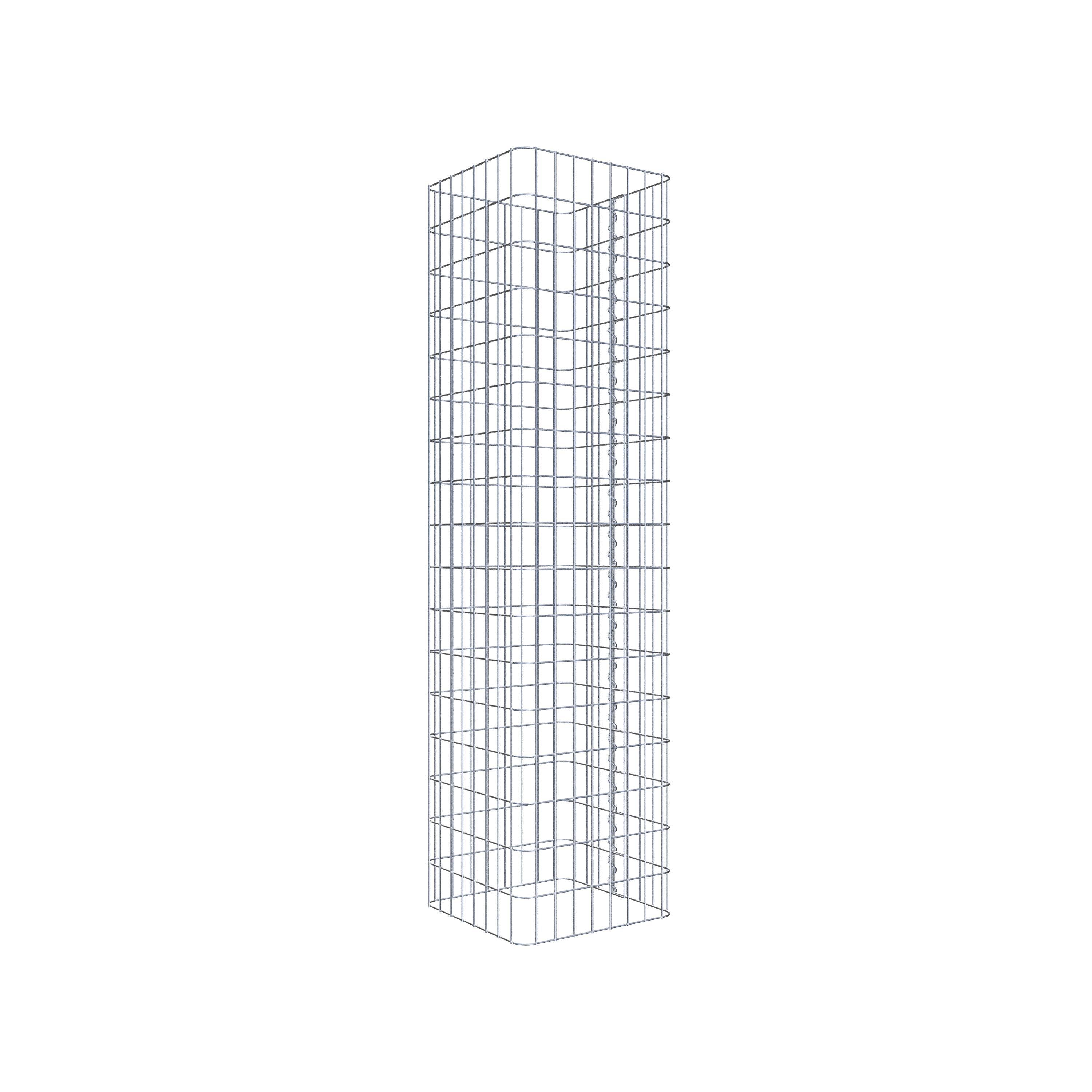 Colonne gabion 42 x 42 cm, MW 5 x 10 cm carré