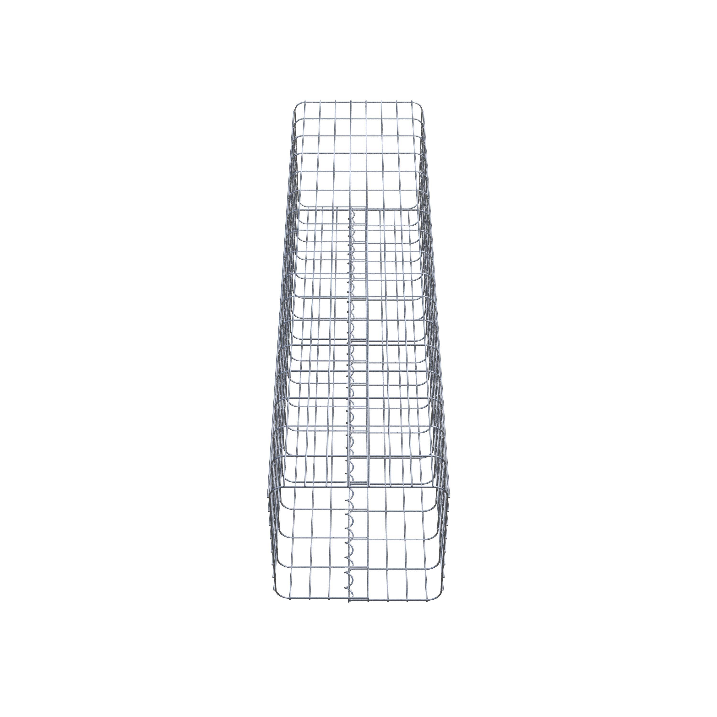 Colonne gabion 42 x 42 cm, MW 5 x 10 cm carré