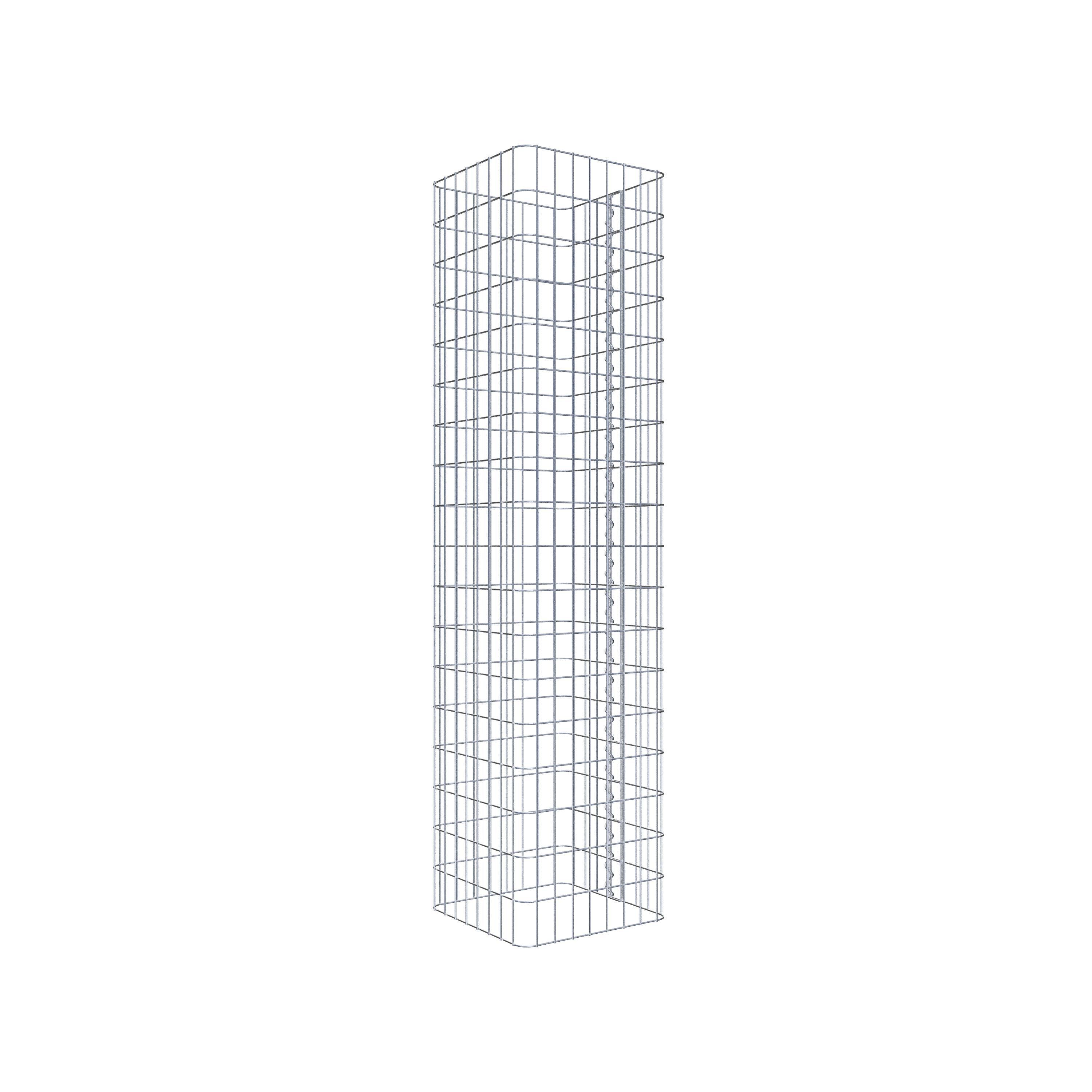 Colonne gabion 42 x 42 cm, MW 5 x 10 cm carré