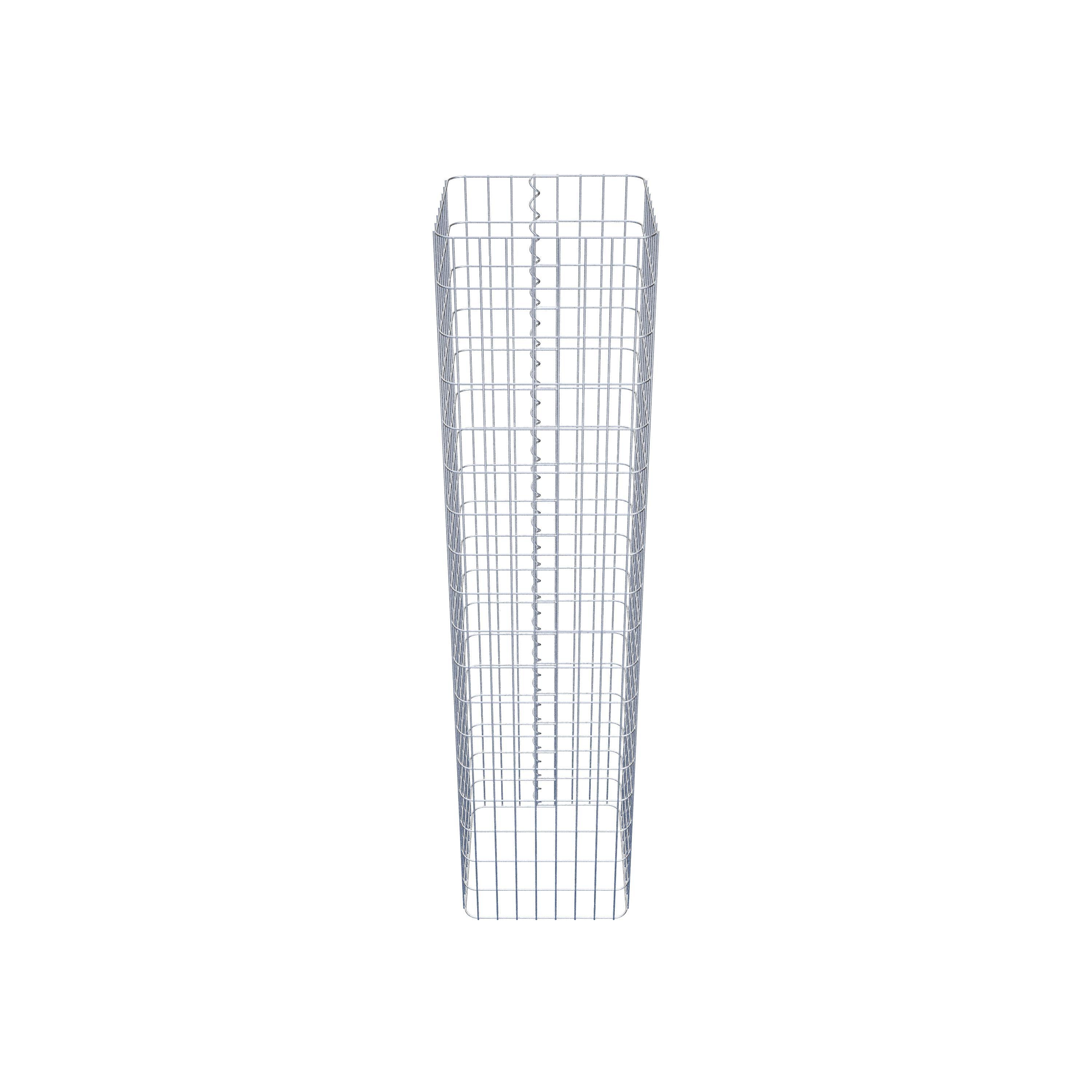 Colonne gabion 42 x 42 cm, MW 5 x 10 cm carré