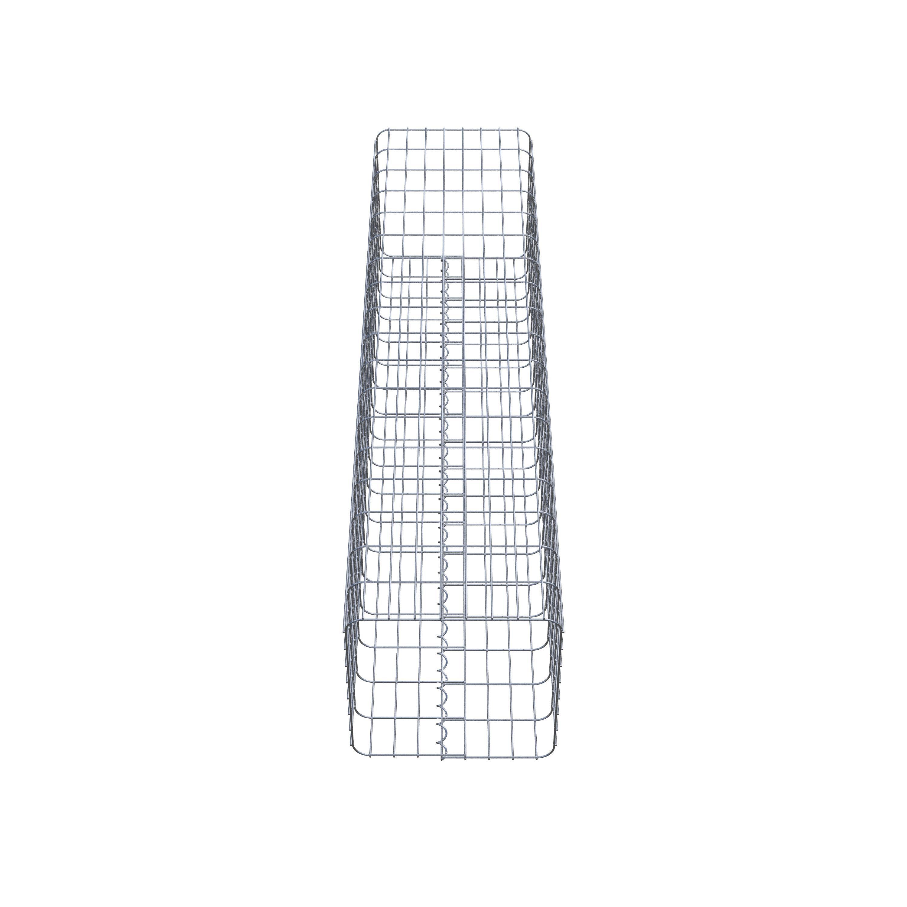 Colonne gabion 42 x 42 cm, MW 5 x 10 cm carré