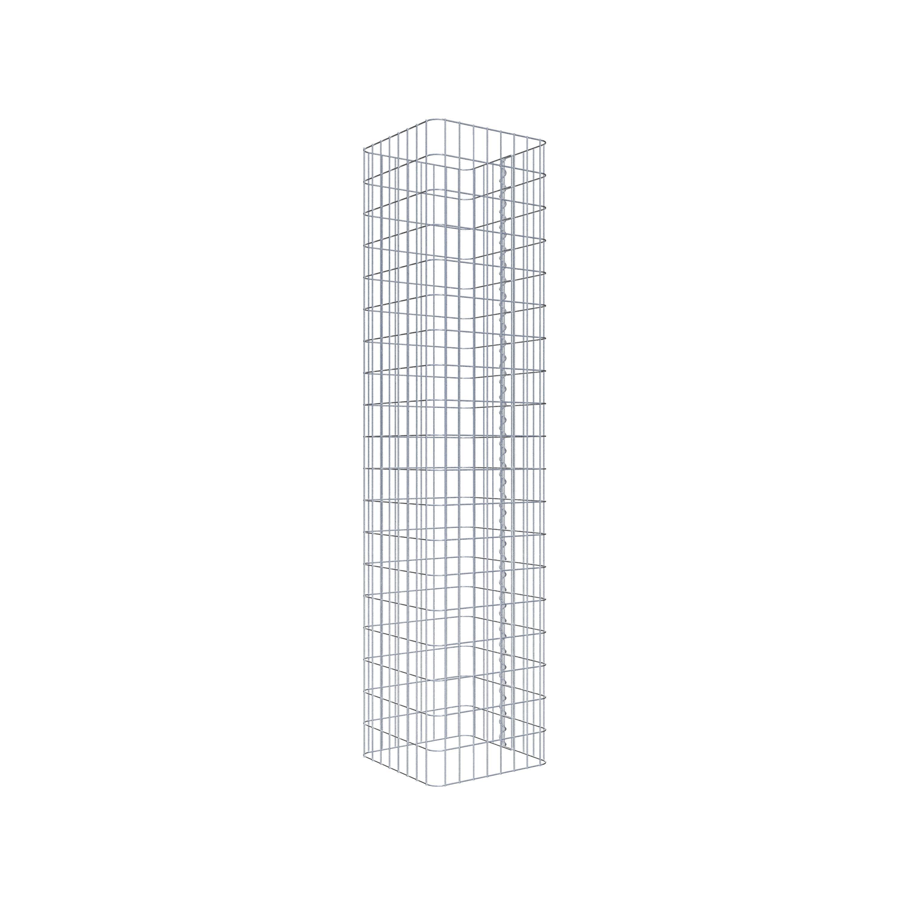 Colonne gabion 42 x 42 cm, MW 5 x 10 cm carré