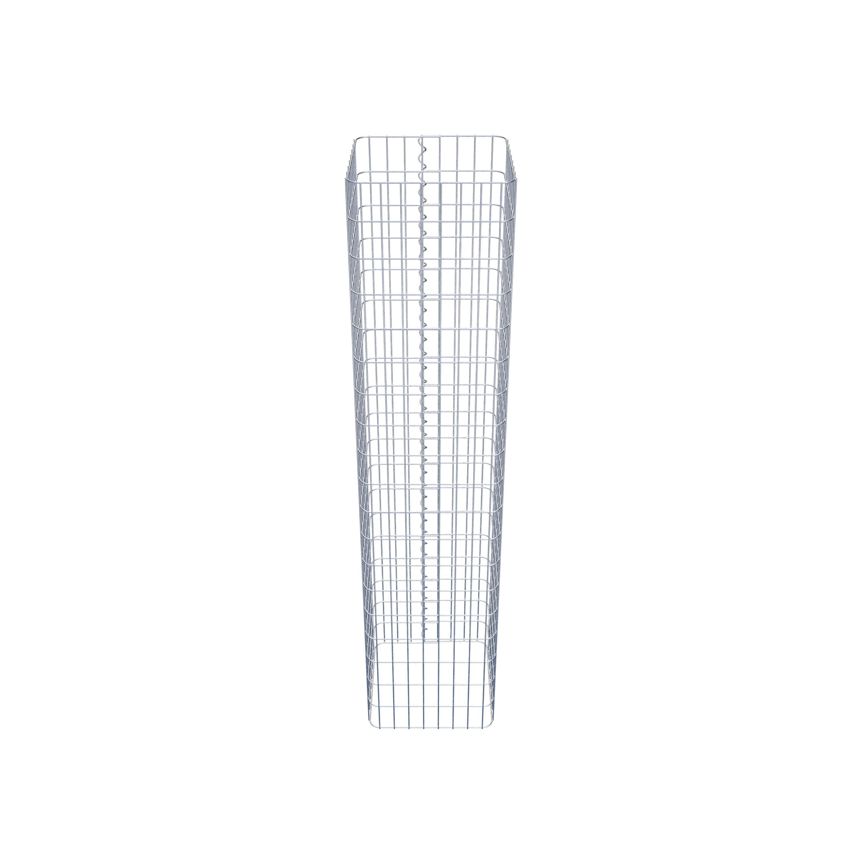 Colonne gabion 42 x 42 cm, MW 5 x 10 cm carré