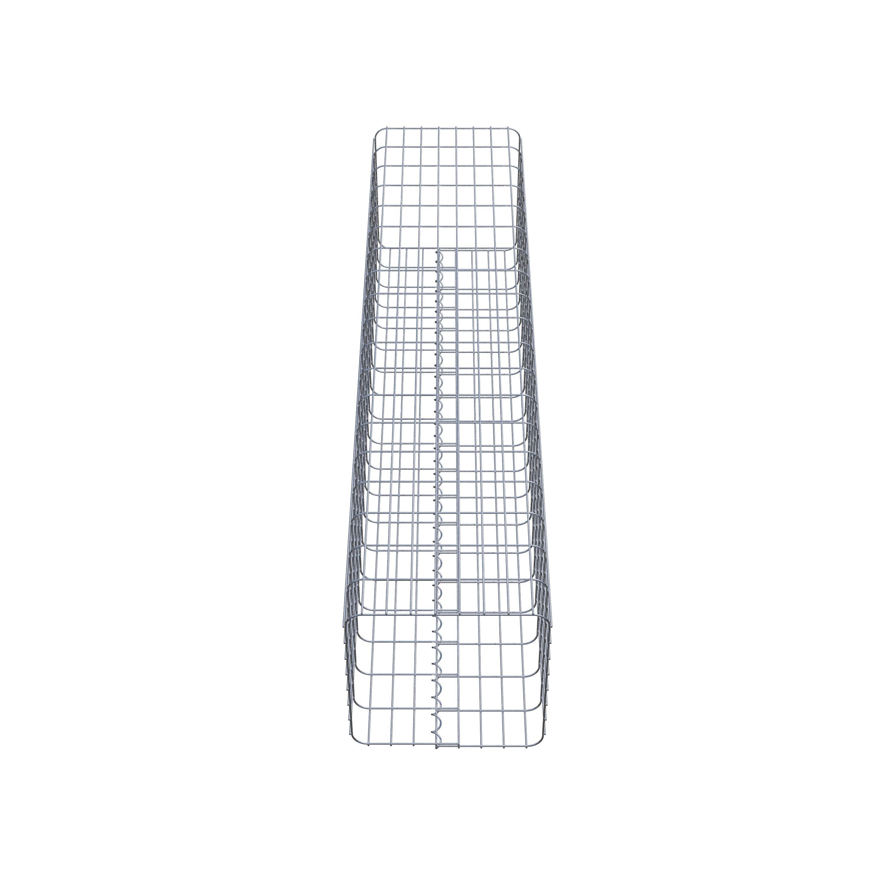 Colonne gabion 42 x 42 cm, MW 5 x 10 cm carré