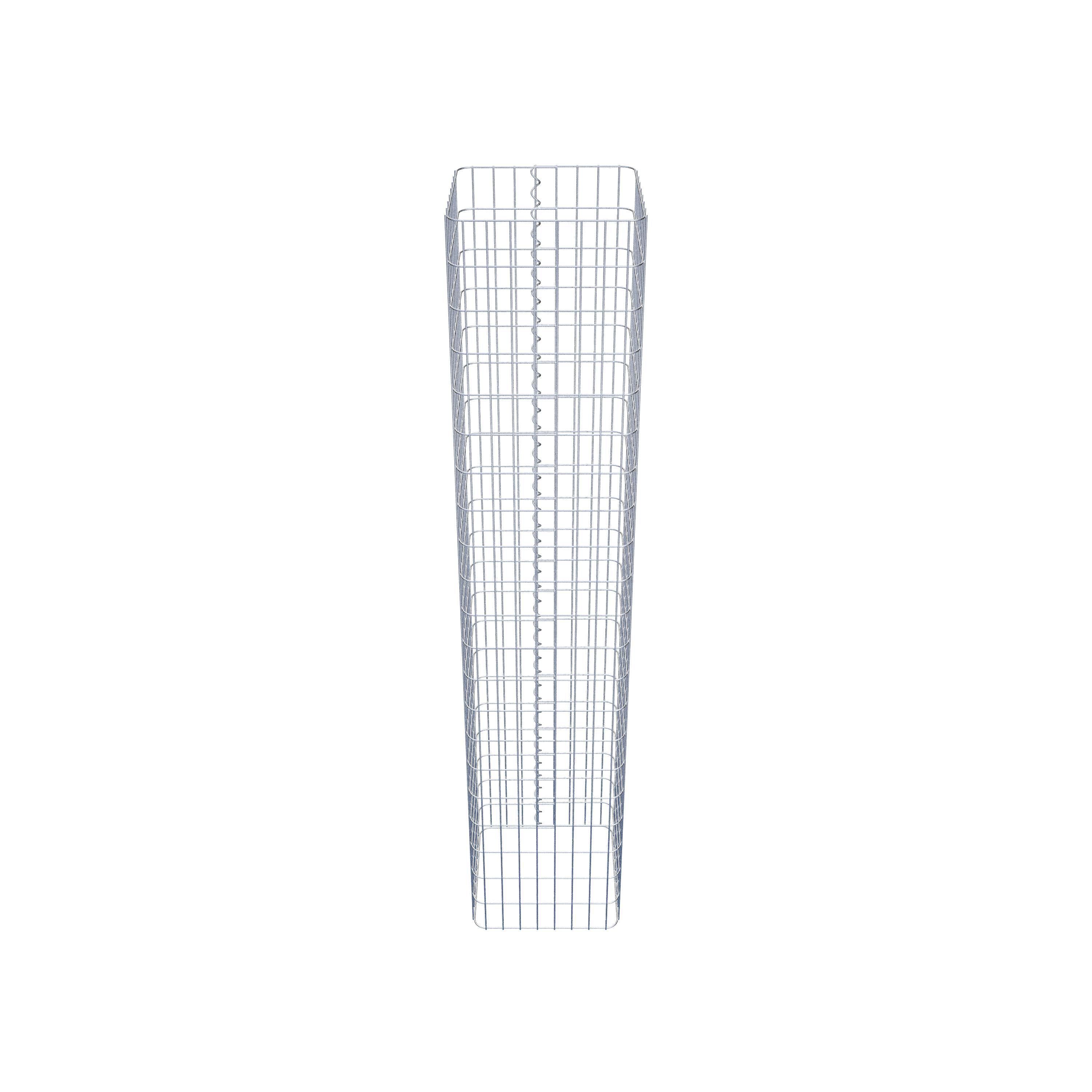 Colonne gabion 42 x 42 cm, MW 5 x 10 cm carré