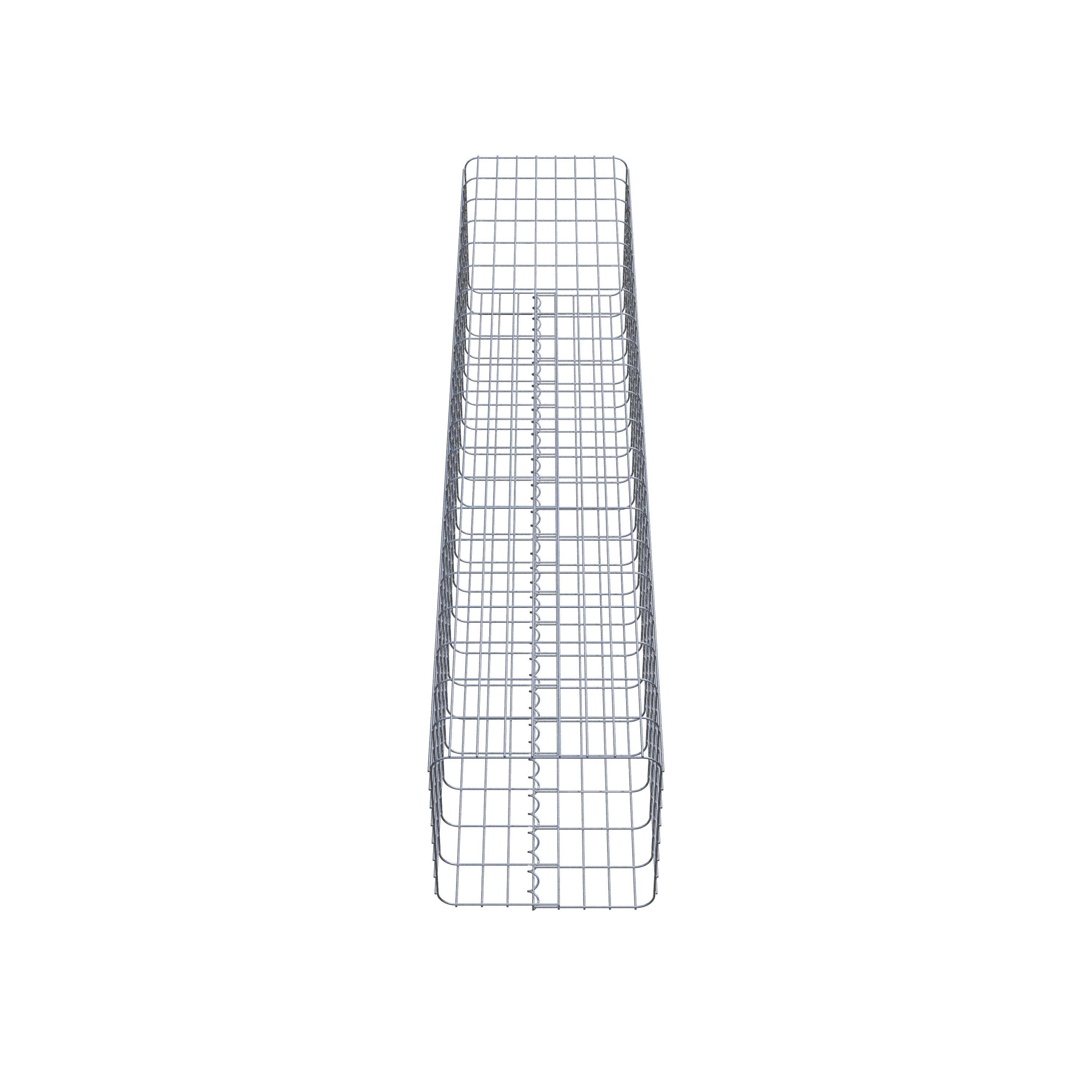 Colonne gabion 42 x 42 cm, MW 5 x 10 cm carré