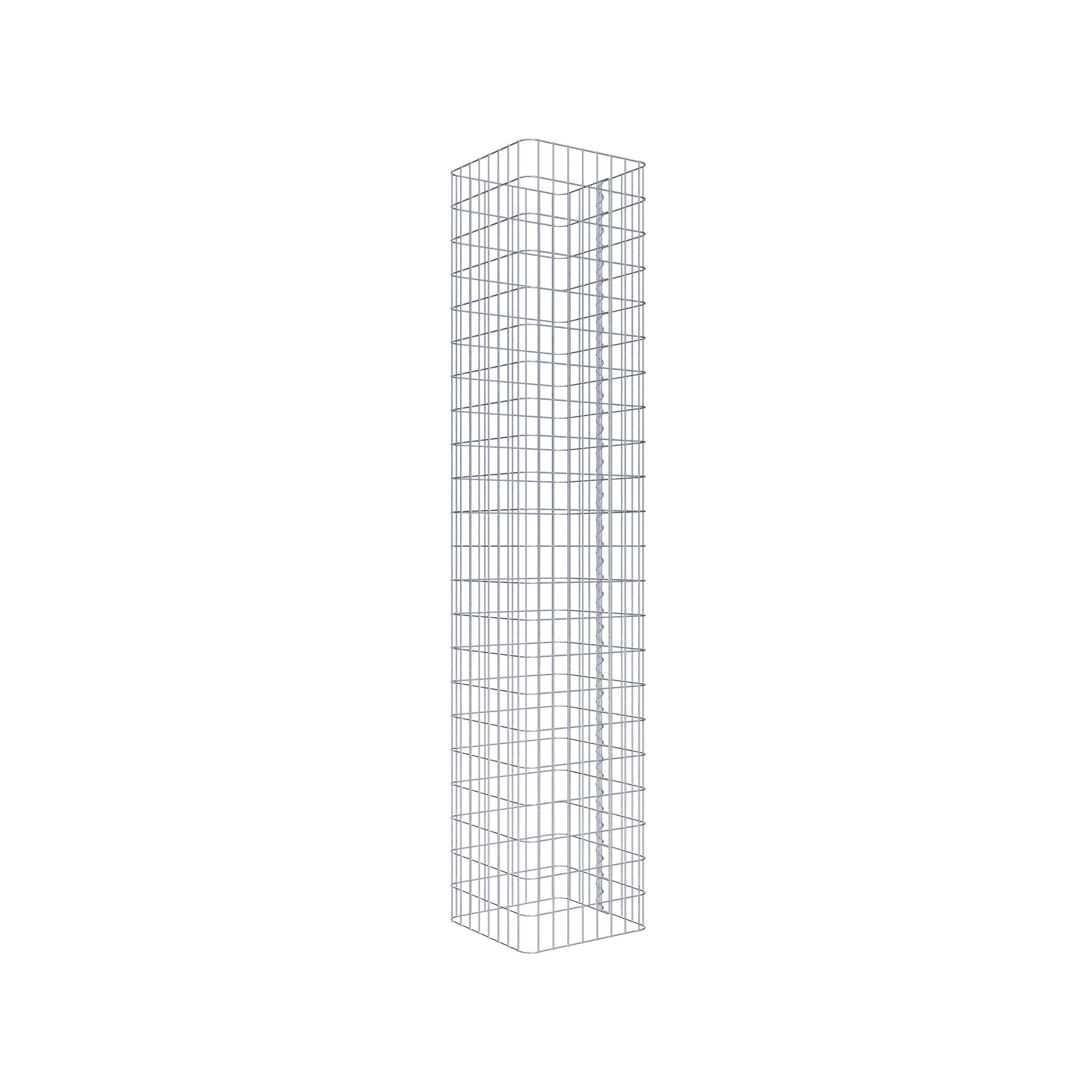 Colonne gabion 42 x 42 cm, MW 5 x 10 cm carré