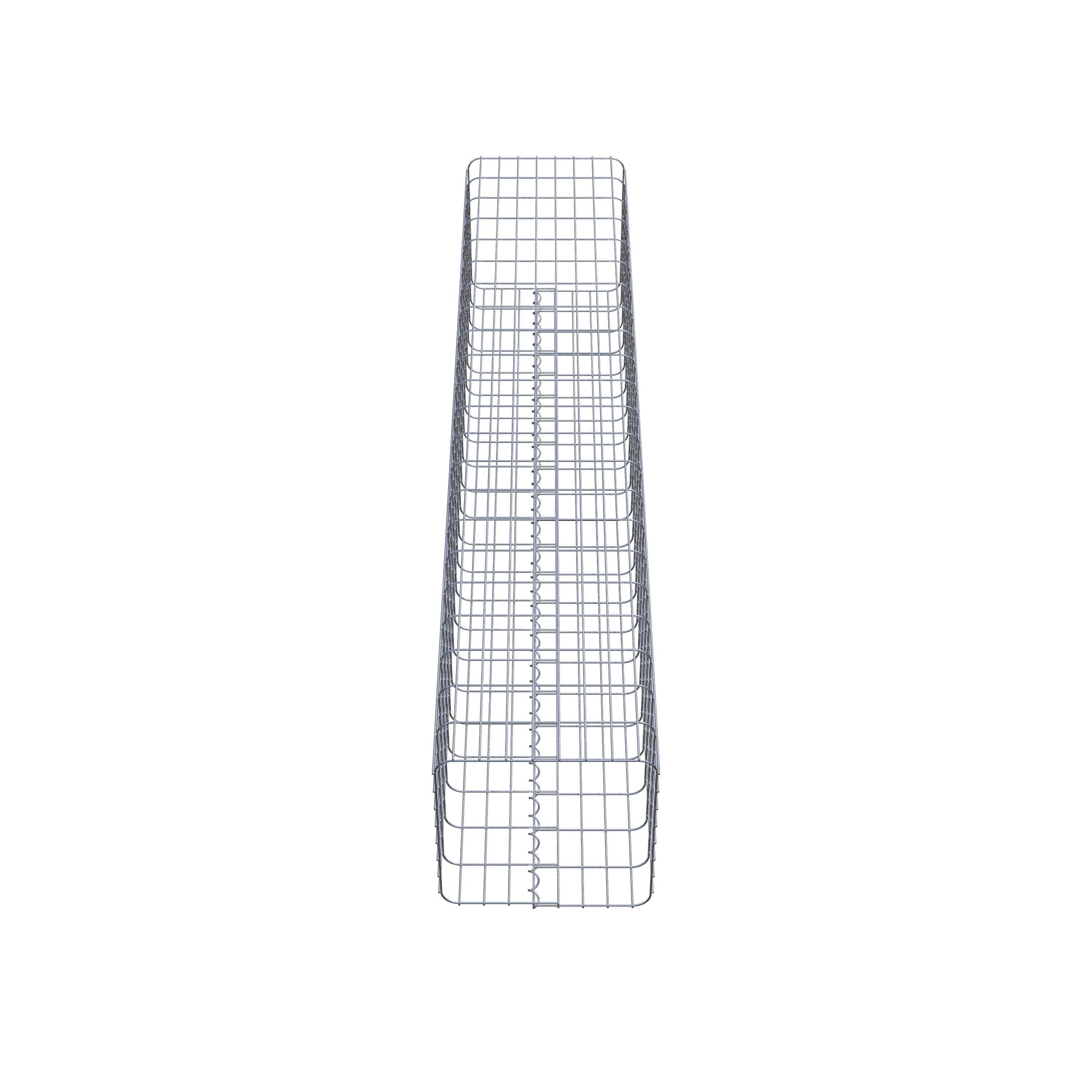 Colonne gabion 42 x 42 cm, MW 5 x 10 cm carré