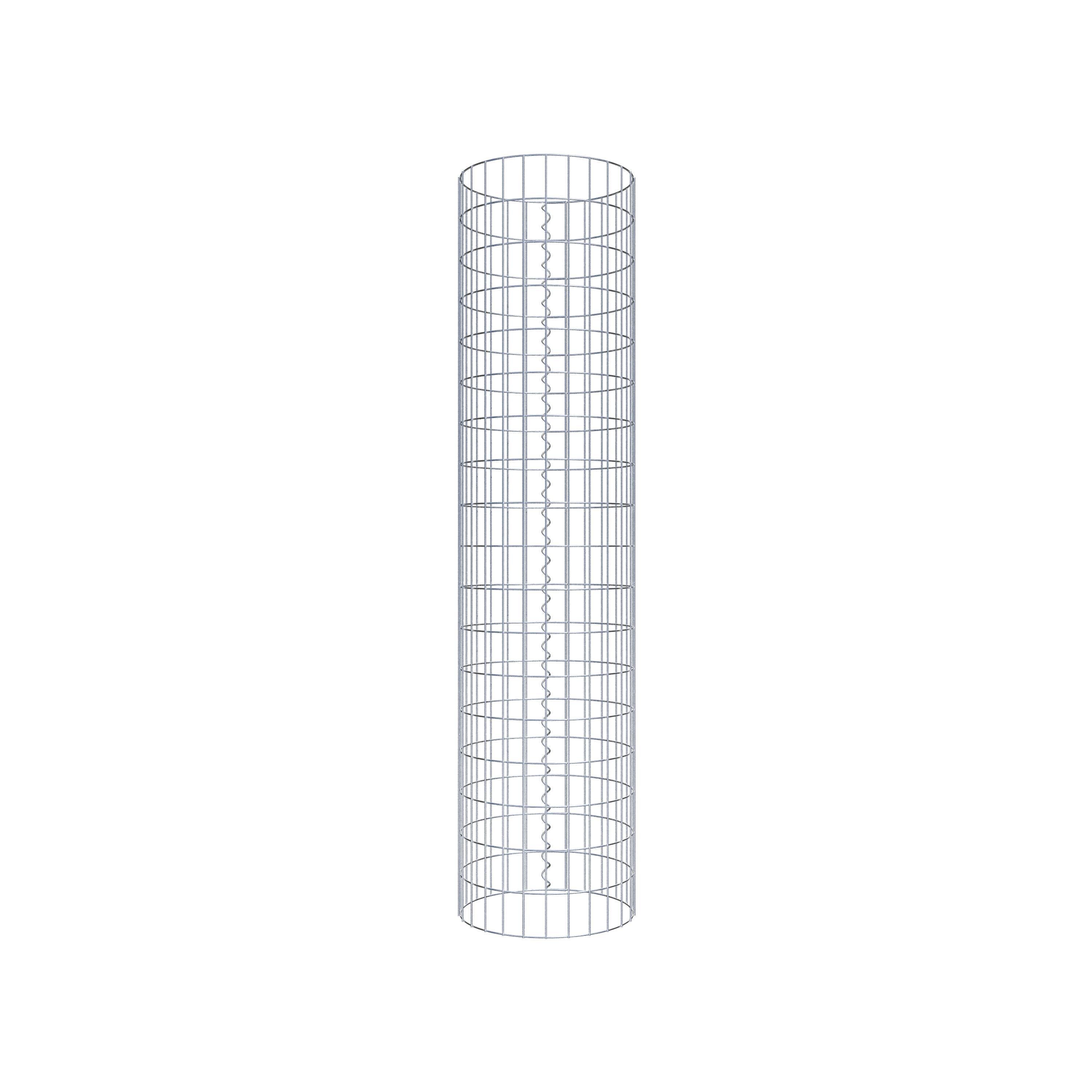 Colonne gabion diamètre 42 cm, MW 5 x 10 cm ronde