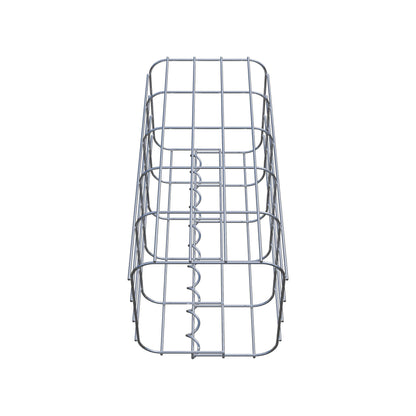 Columna de gaviones 22 x 22 cm, cuadrado MW 5 x 10 cm