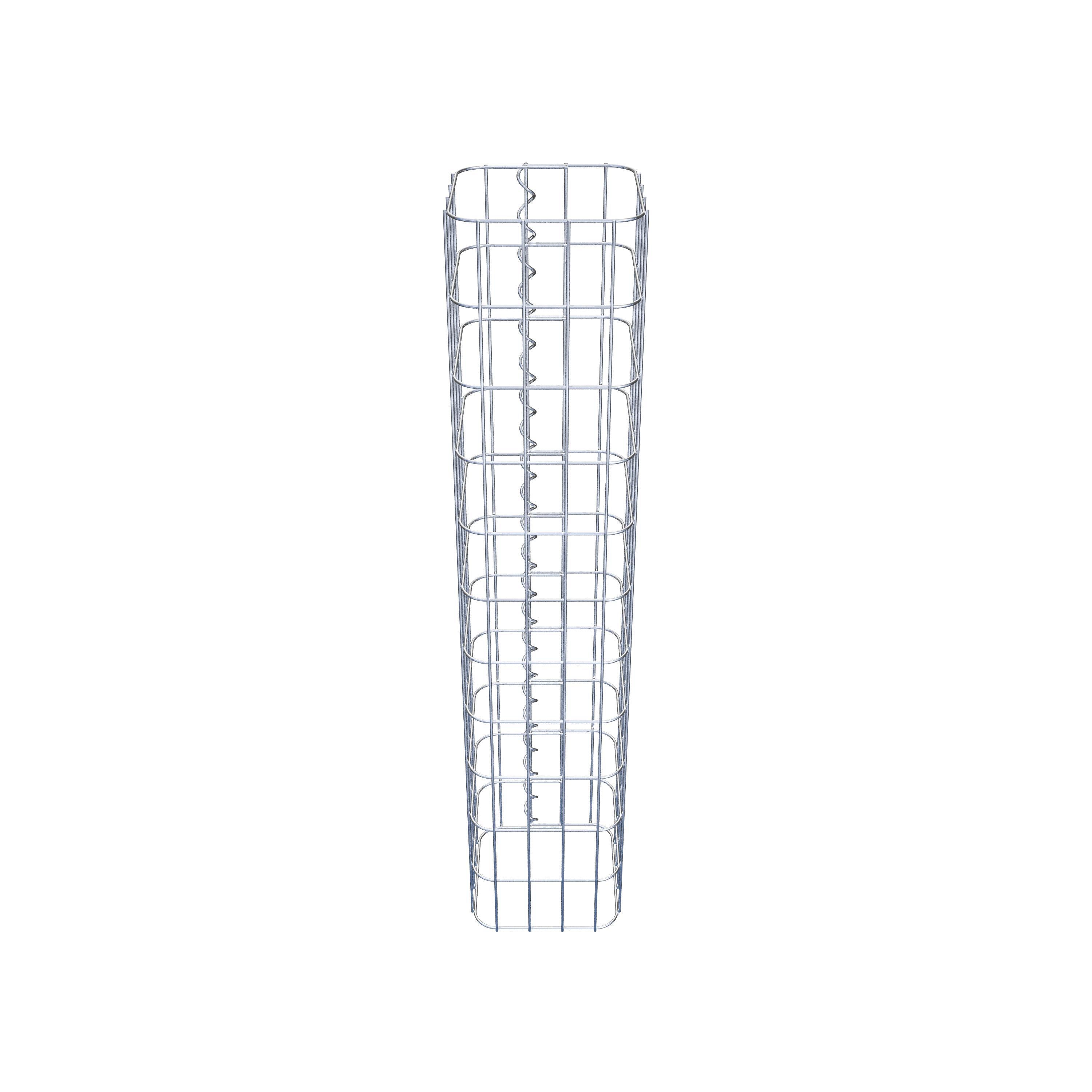 Colonne gabion 22 x 22 cm, MW 5 x 10 cm carré