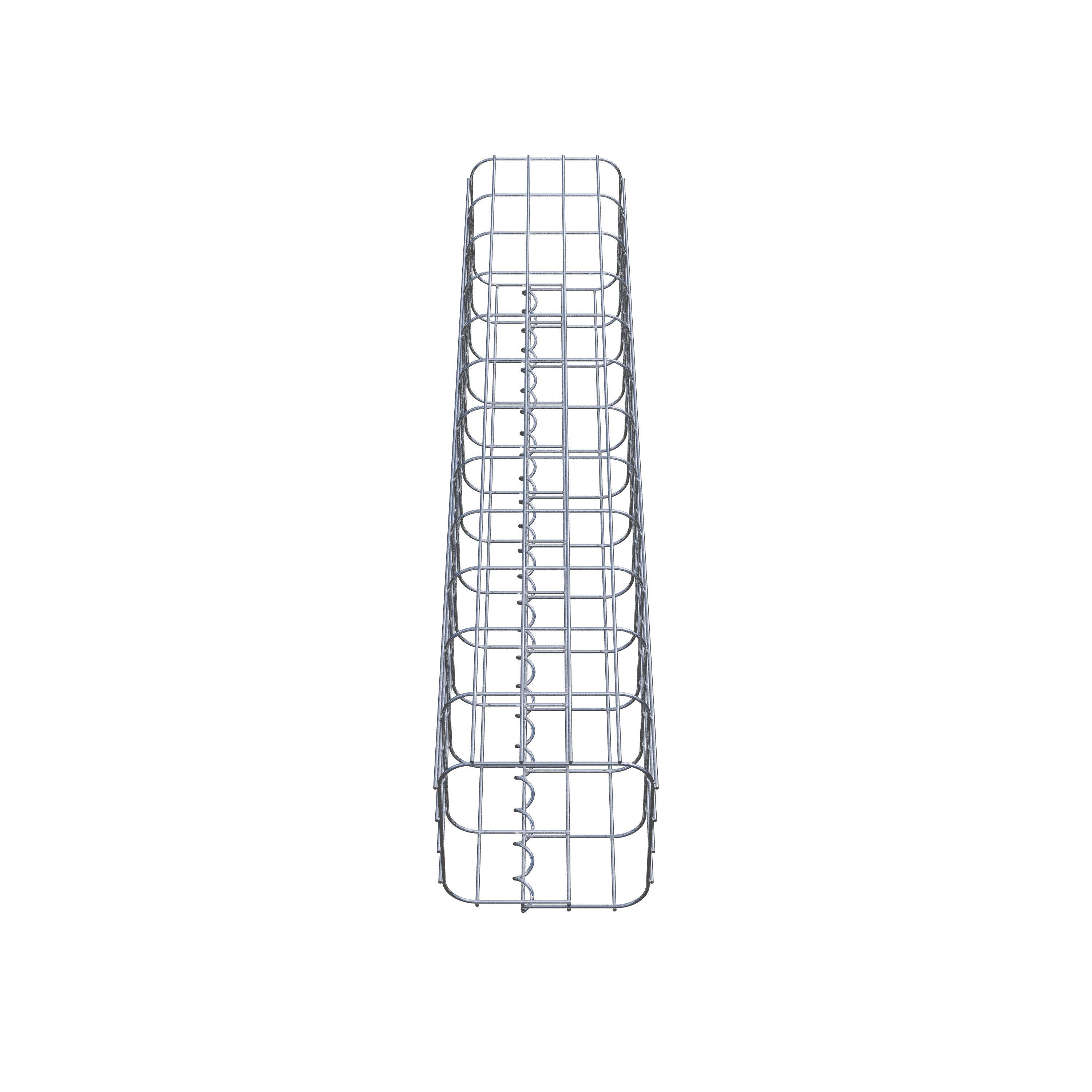 Colonne gabion 22 x 22 cm, MW 5 x 10 cm carré