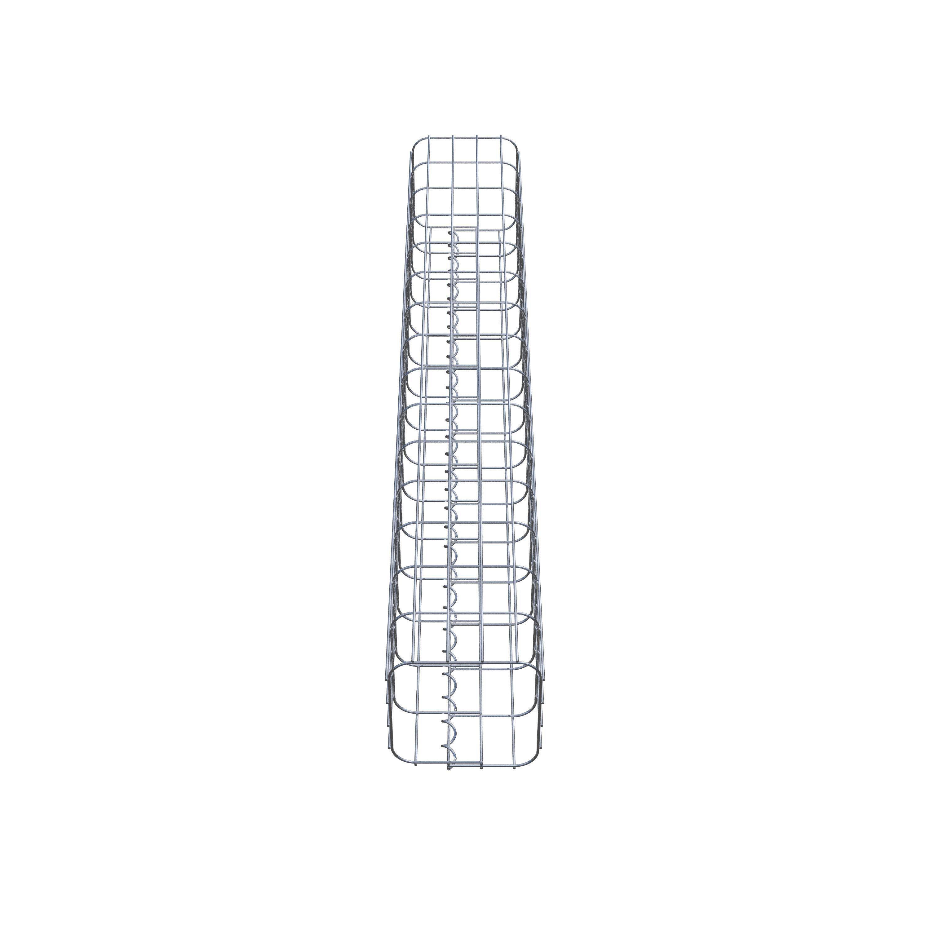 Colonne gabion 22 x 22 cm, MW 5 x 10 cm carré