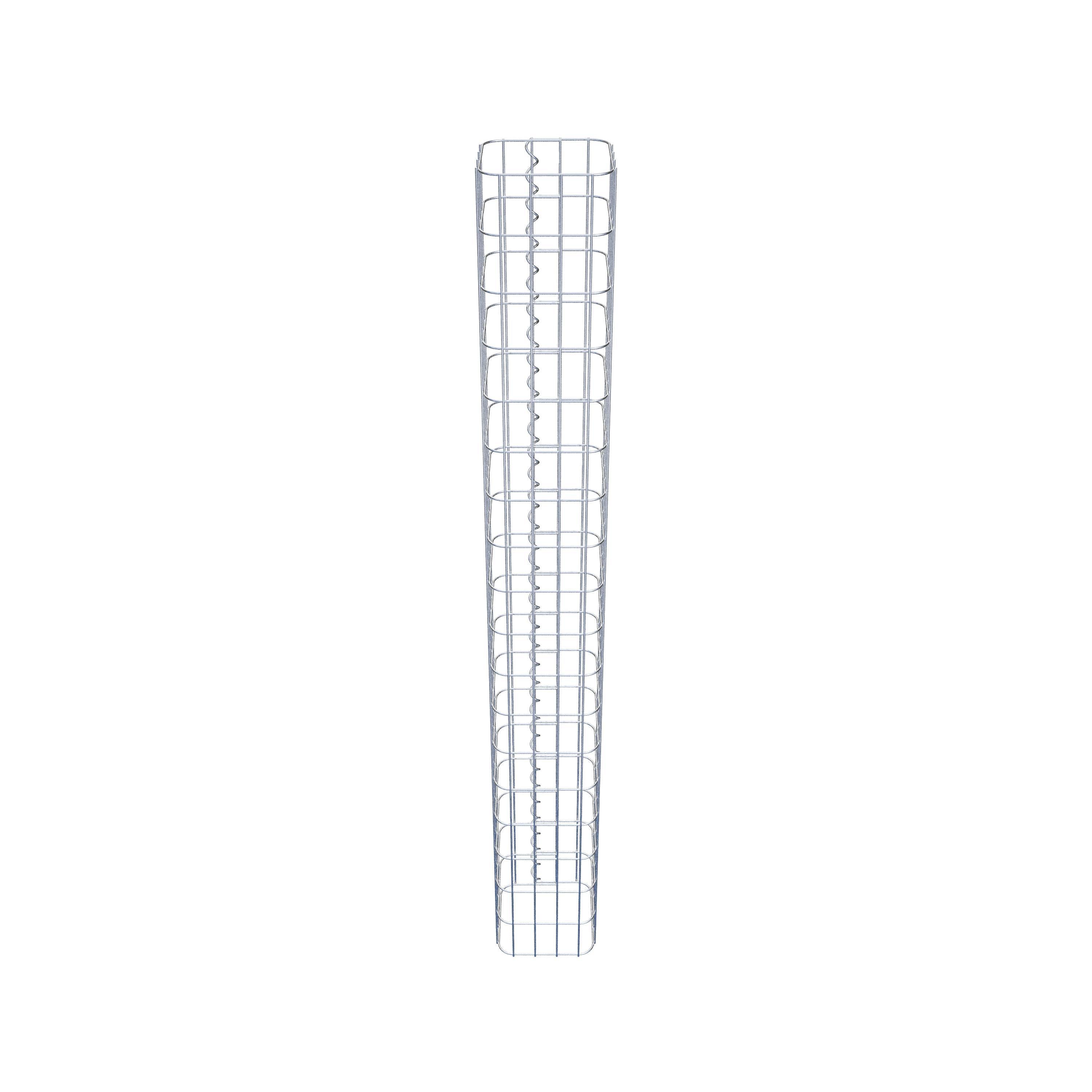 Colonne gabion 22 x 22 cm, MW 5 x 10 cm carré