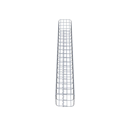 Columna de gaviones 22 x 22 cm, cuadrado MW 5 x 10 cm
