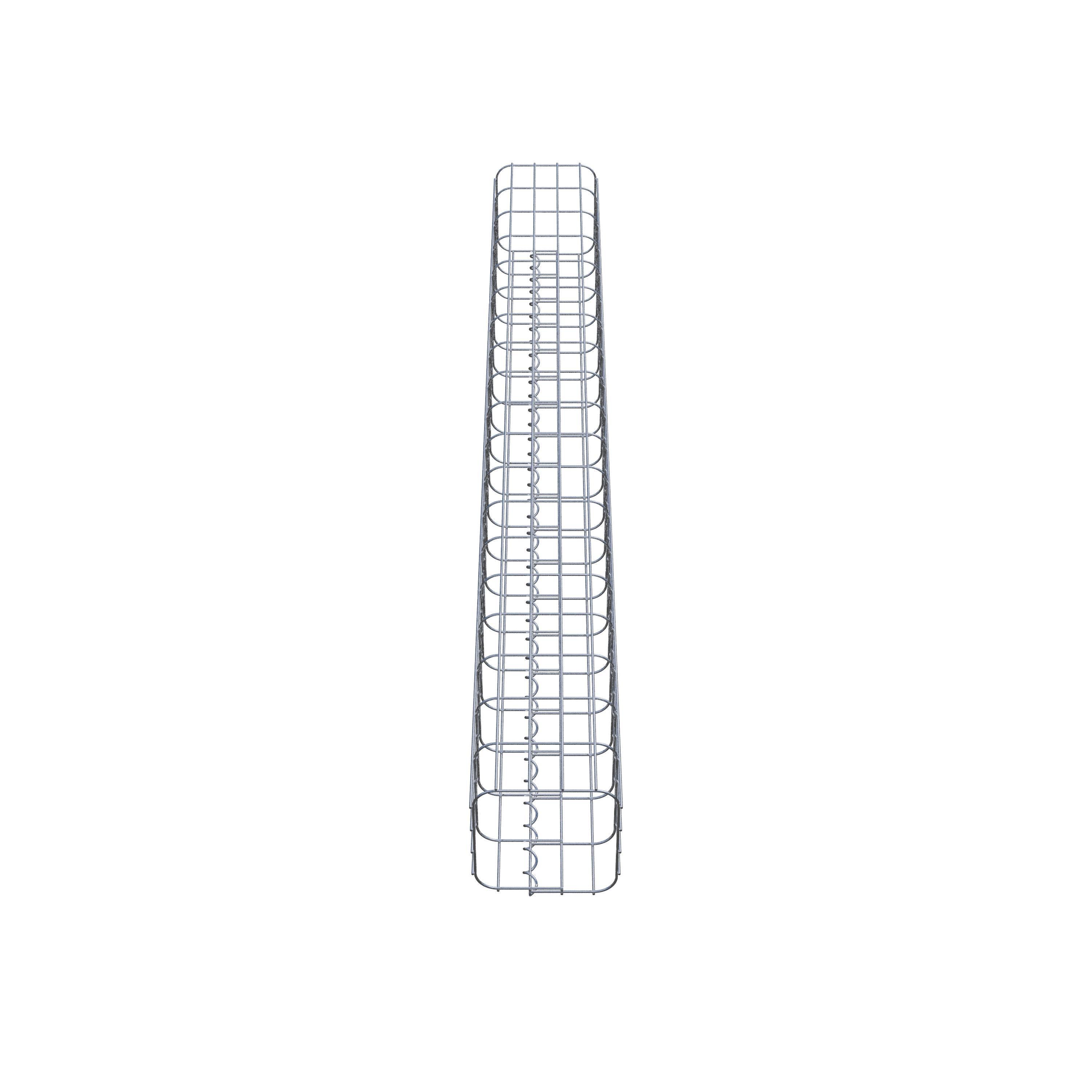 Colonne gabion 22 x 22 cm, MW 5 x 10 cm carré