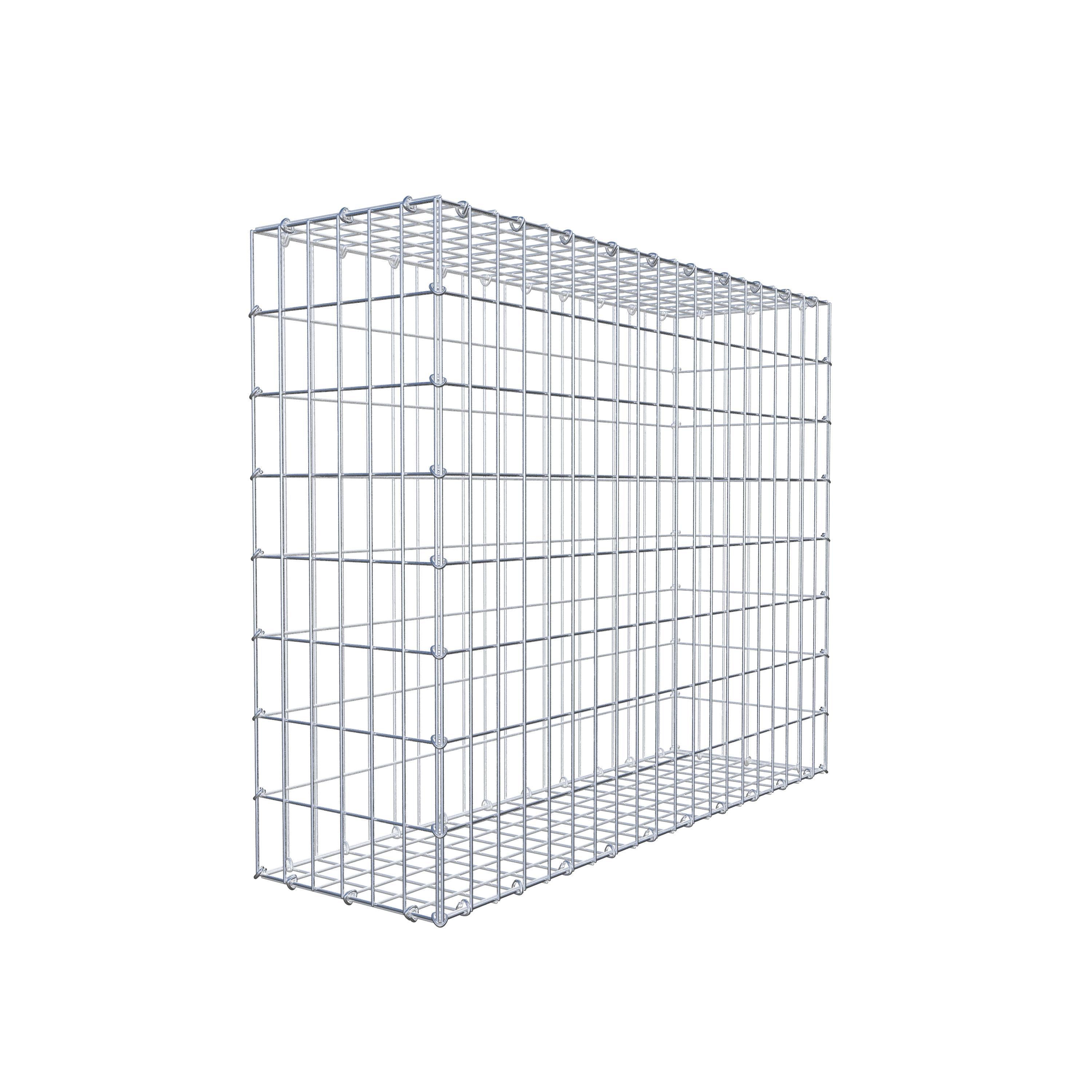 Gabion 100 cm x 80 cm x 30 cm (L x H x P), maille 5 cm x 10 cm, anneau en C