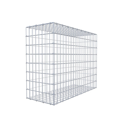 Gabion 100 cm x 80 cm x 40 cm (L x H x P), mailles 5 cm x 10 cm, anneau en C