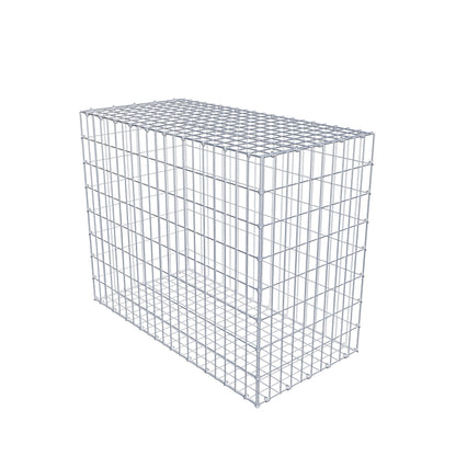 Gabion 100 cm x 80 cm x 50 cm (L x H x D), mesh size 5 cm x 10 cm, C-ring