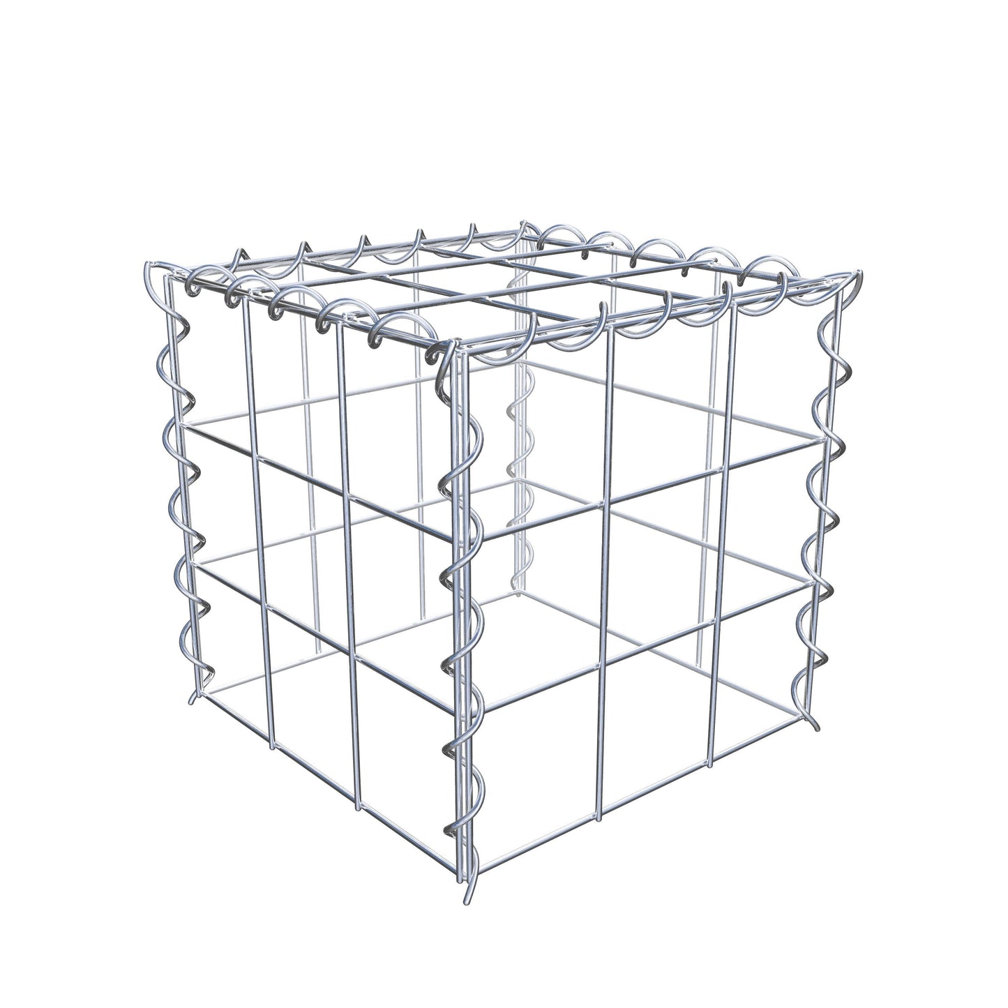 Gavión adicional tipo 3 30 cm x 30 cm x 30 cm (L x A x P), malla 10 cm x 10 cm, en espiral
