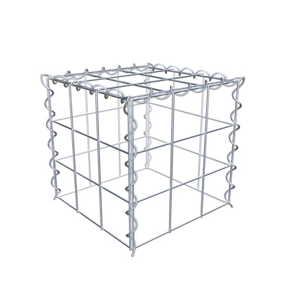 Gavión adicional tipo 3 30 cm x 30 cm x 30 cm (L x A x P), malla 10 cm x 10 cm, en espiral