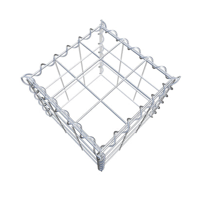 Gavión adicional tipo 3 30 cm x 30 cm x 30 cm (L x A x P), malla 10 cm x 10 cm, en espiral