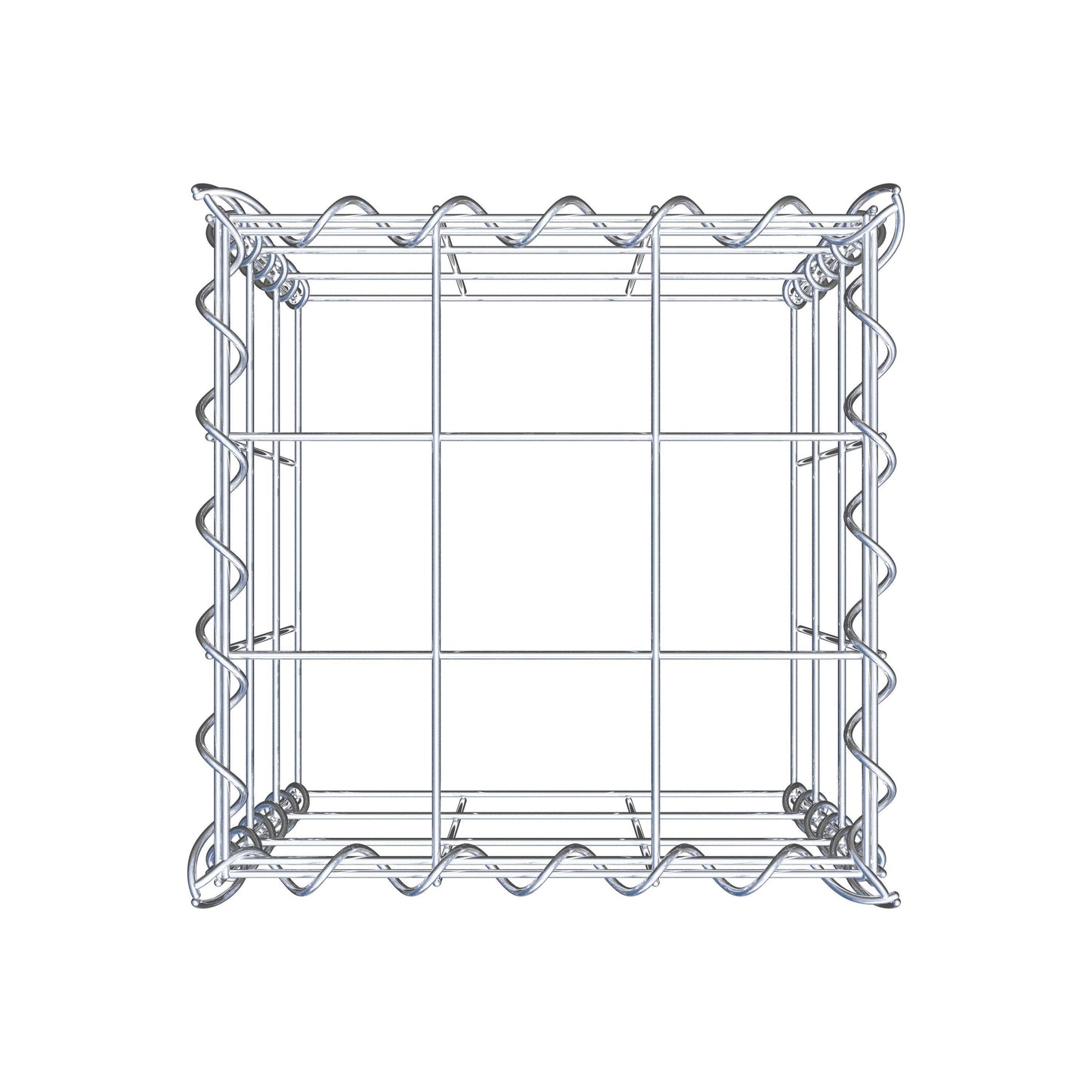 Gavión adicional tipo 3 30 cm x 30 cm x 30 cm (L x A x P), malla 10 cm x 10 cm, en espiral