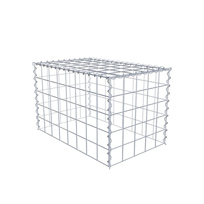 Påväxt gabion typ 3 80 cm x 50 cm x 50 cm (L x H x D), maskstorlek 10 cm x 10 cm, spiral