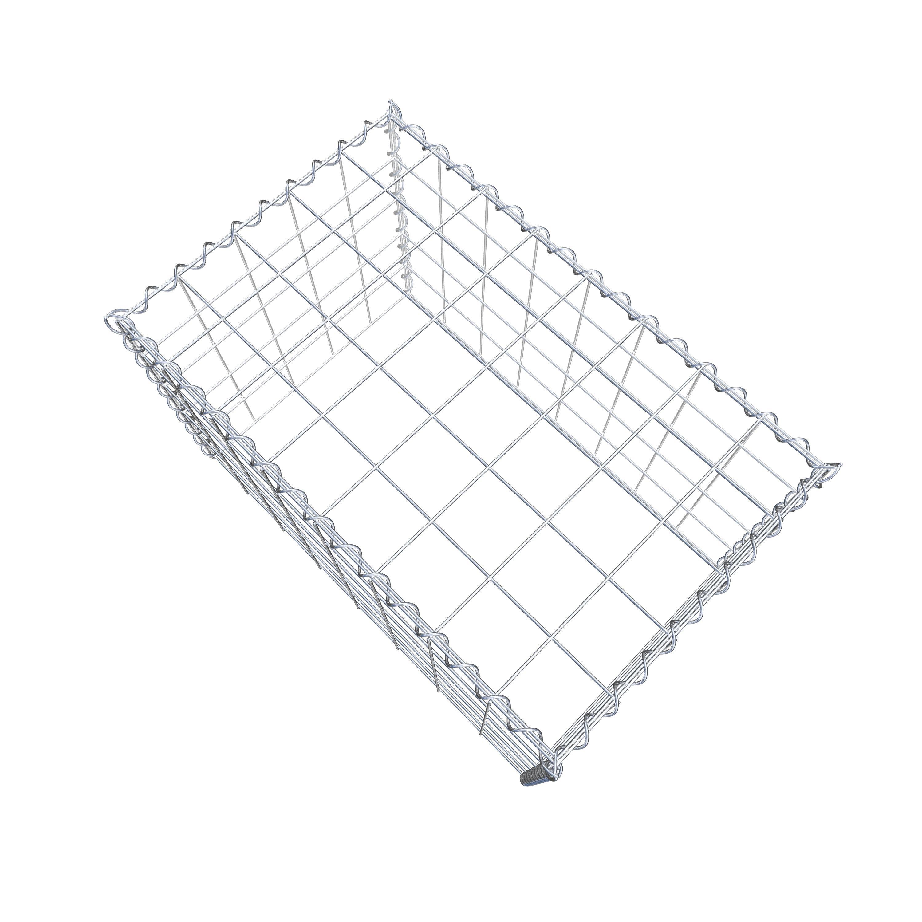 Gabion sur toile type 3 80 cm x 50 cm x 50 cm (L x H x P), maille 10 cm x 10 cm, spirale