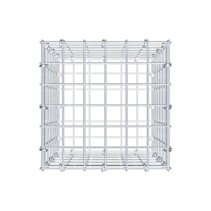 Gabion 30 cm x 30 cm x 30 cm (L x H x D), maskestørrelse 5 cm x 5 cm, C-ring