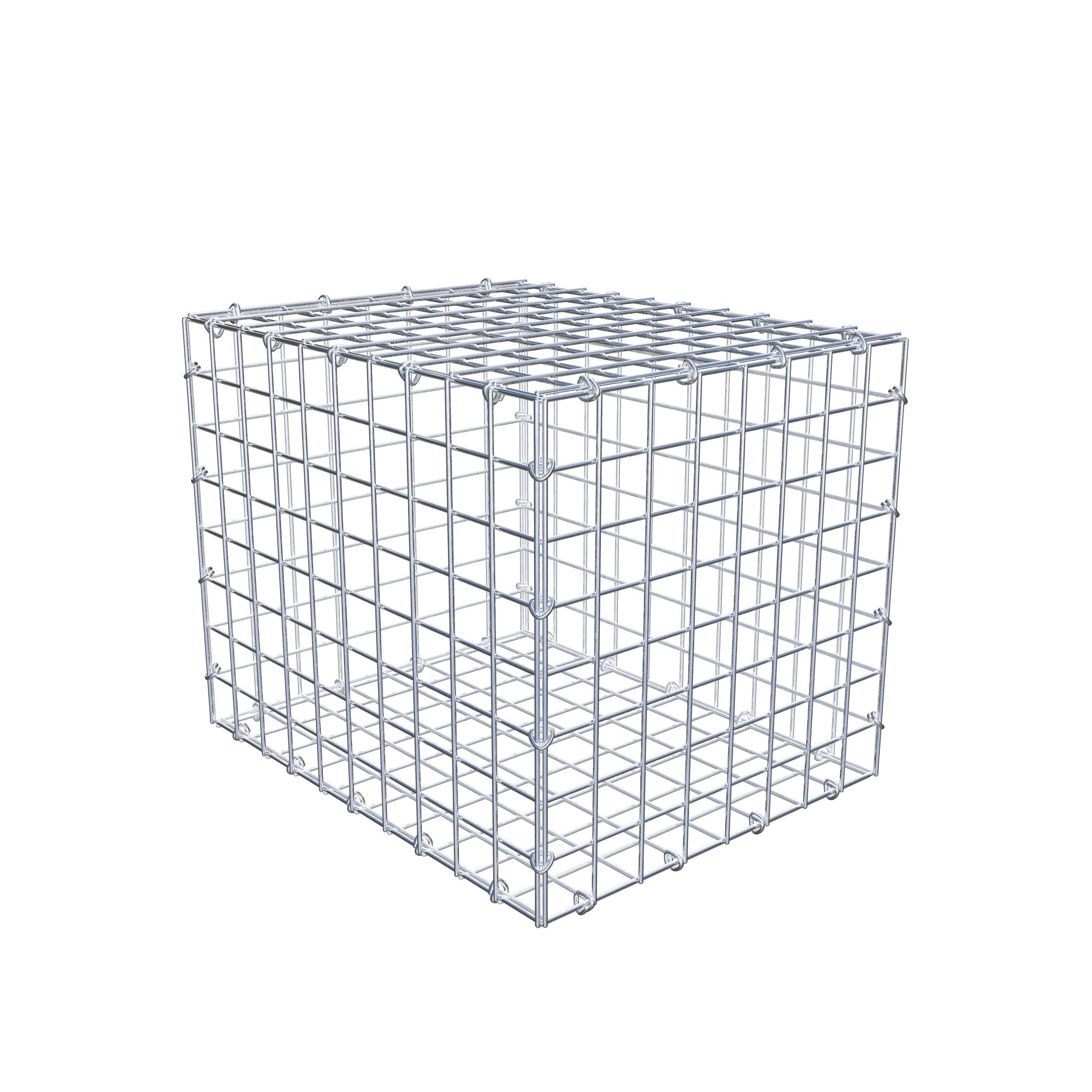 Gabion 50 cm x 40 cm x 40 cm (L x H x P), maillage 5 cm x 5 cm, anneau en C