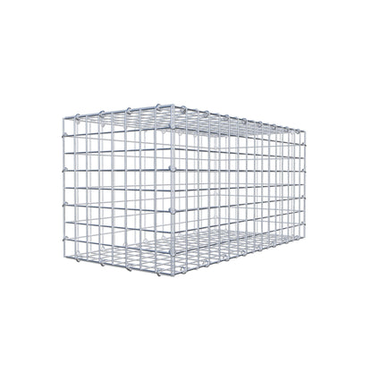 Gabion 80 cm x 40 cm x 40 cm (L x H x P), mailles 5 cm x 5 cm, anneau en C