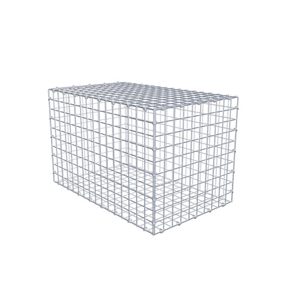 Gabion 80 cm x 50 cm x 50 cm (L x H x D), maskestørrelse 5 cm x 5 cm, C-ring