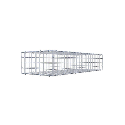 Gabion 100 cm x 20 cm x 40 cm (L x H x D), mesh size 5 cm x 5 cm, C-ring