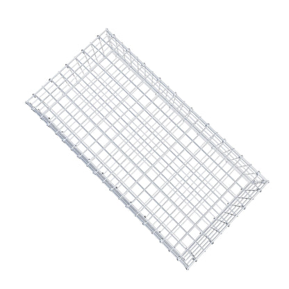 Gabion 100 cm x 20 cm x 50 cm (L x H x D), mesh size 5 cm x 5 cm, C-ring