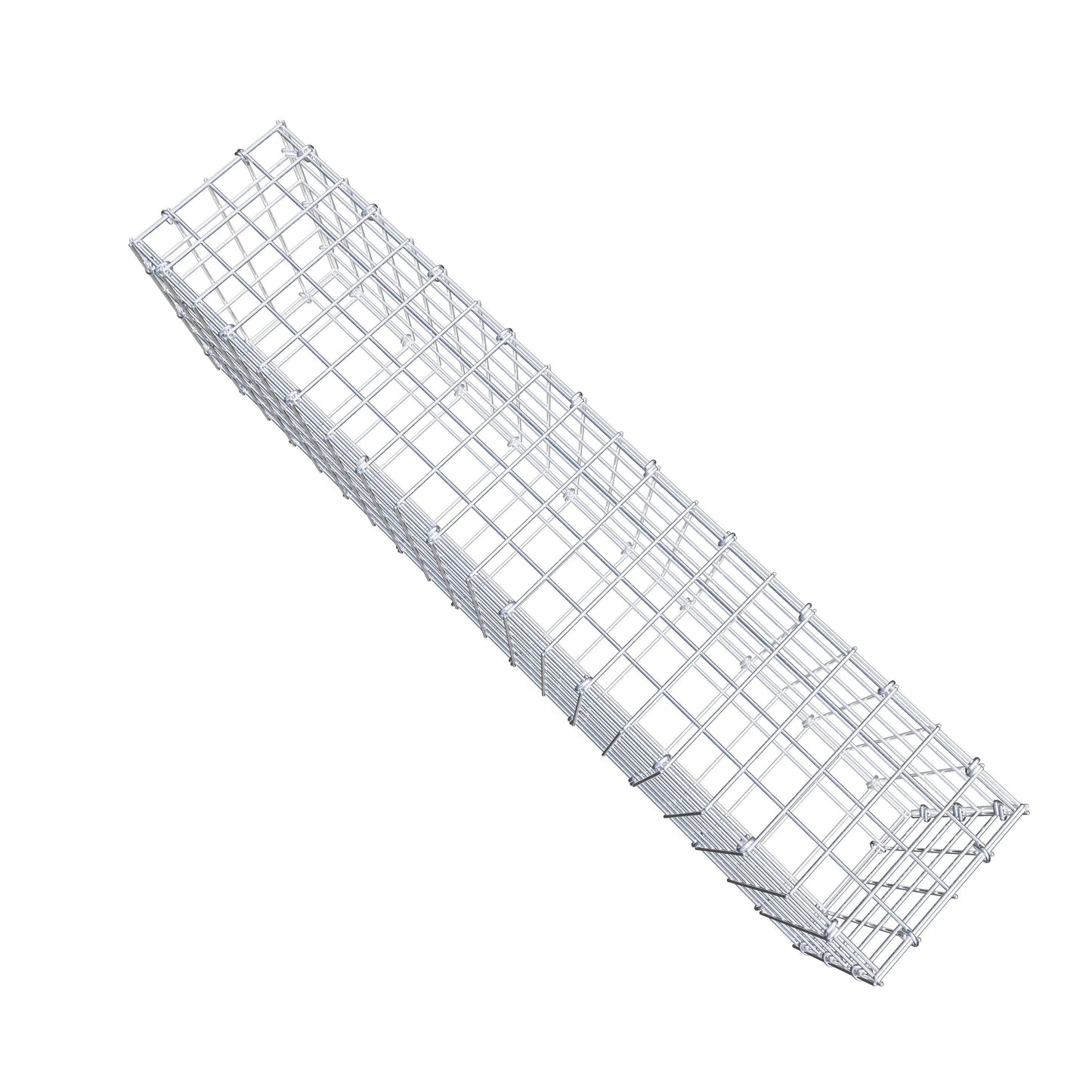 Gabion 100 cm x 30 cm x 20 cm (L x H x P), mailles 5 cm x 5 cm, anneau en C